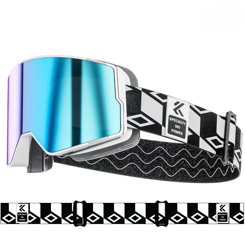 Anti-Fog Magnetic Ski Goggles Women Snowboard Sunglasses Men Snow Goggles UV400