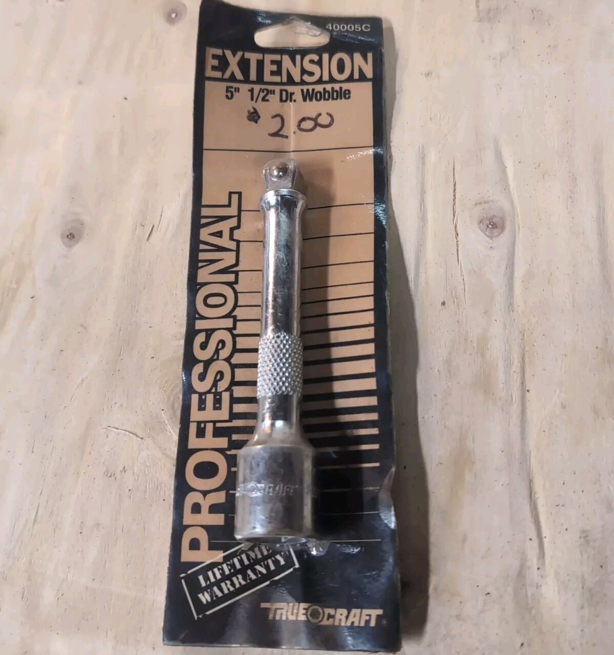 Truecraft Model # 40005 C  DR Wobble Professional 5" Extension 1/2"  Drive NOS