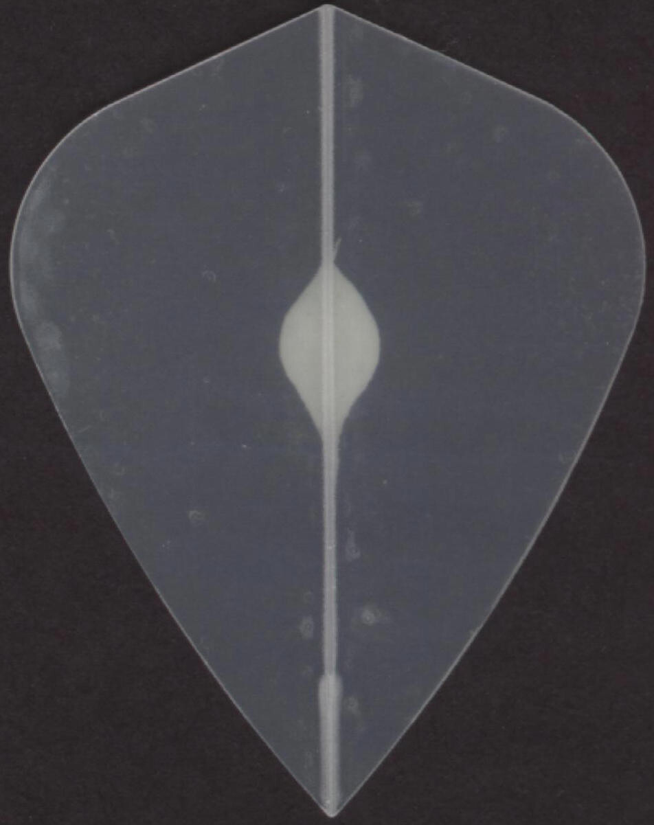Clear Kite Dart Flights: 3 per set