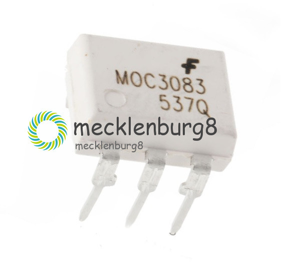 10PCS NEW MOC3083M MOC3083 ZERO-CROSS PHOTOTRIAC DRIVER OPTOCOUPLER DIP-6