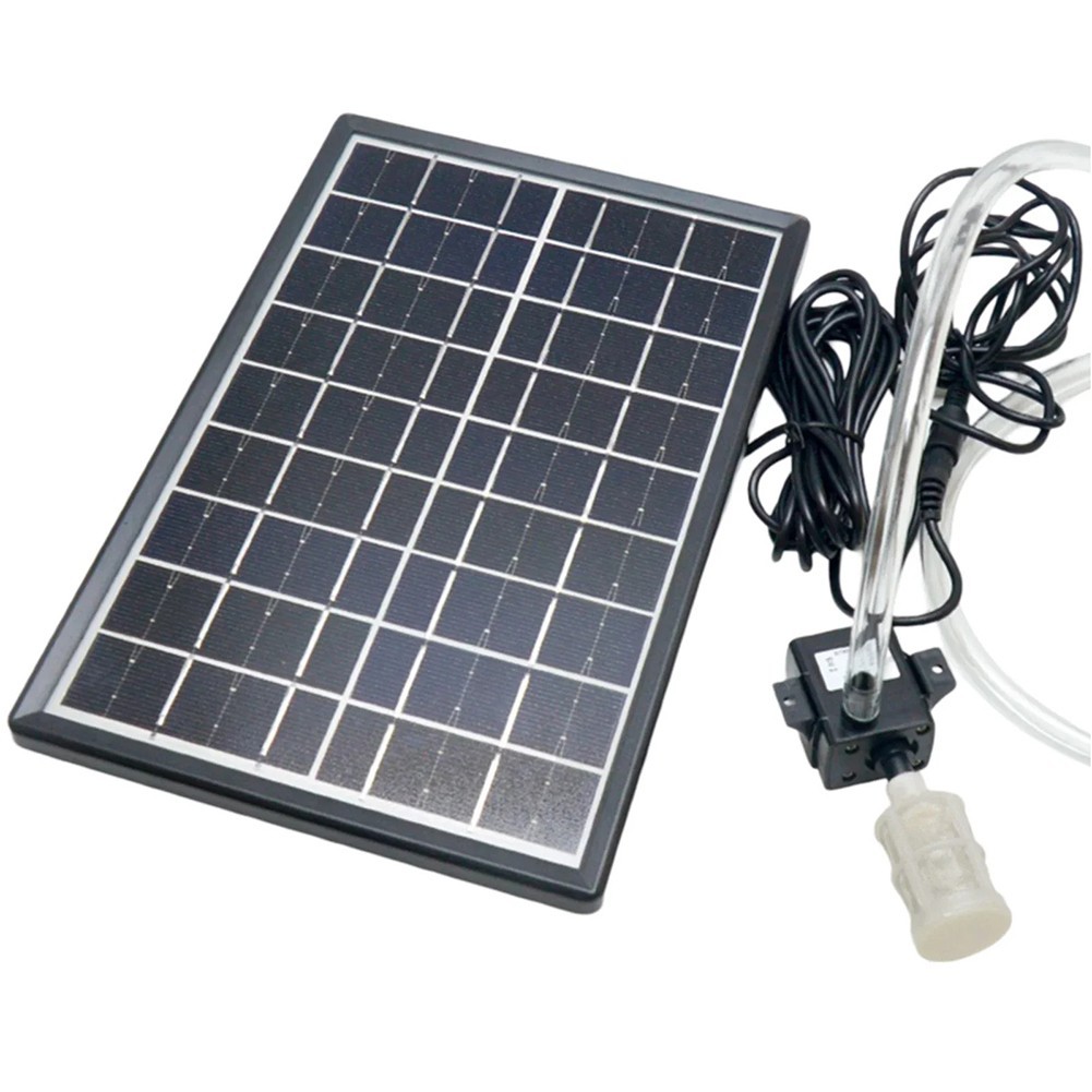 6W 9V Solar Submersible Water Pump for Aquarium Rockery Fountain System
