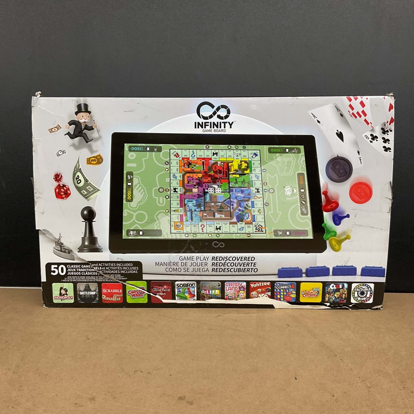Arcade1Up Infinity Game Board 18.5in Touchscreen Multiplayer - OPEN BOX