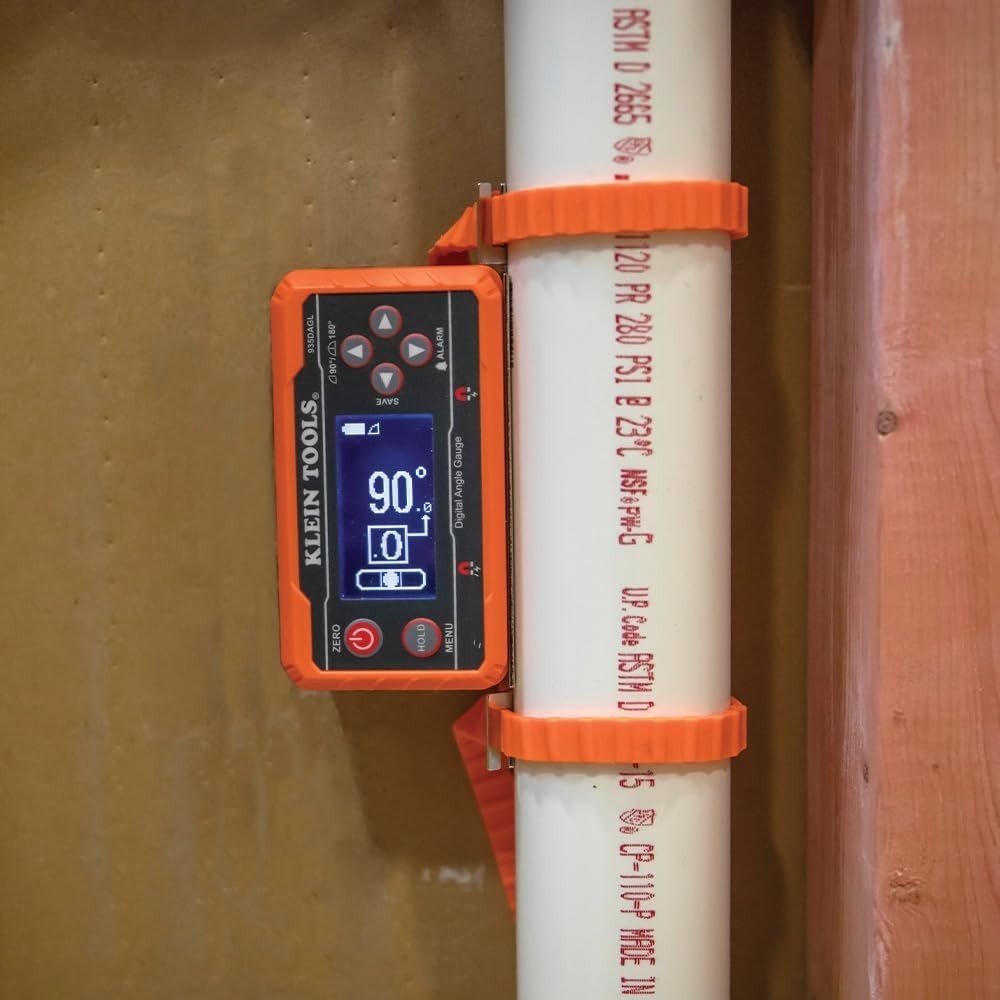 Digital Level Angle Finder with Programmable Angles & Strong Magnetic Base