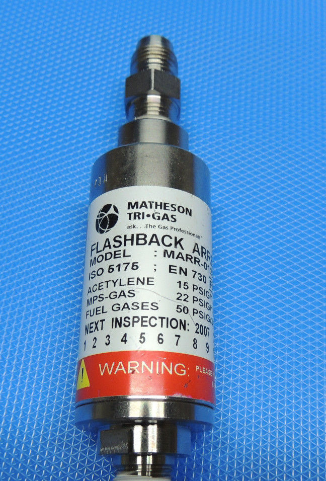 Matheson Flashback Arrestor MARR-0125-SA incl. invoice