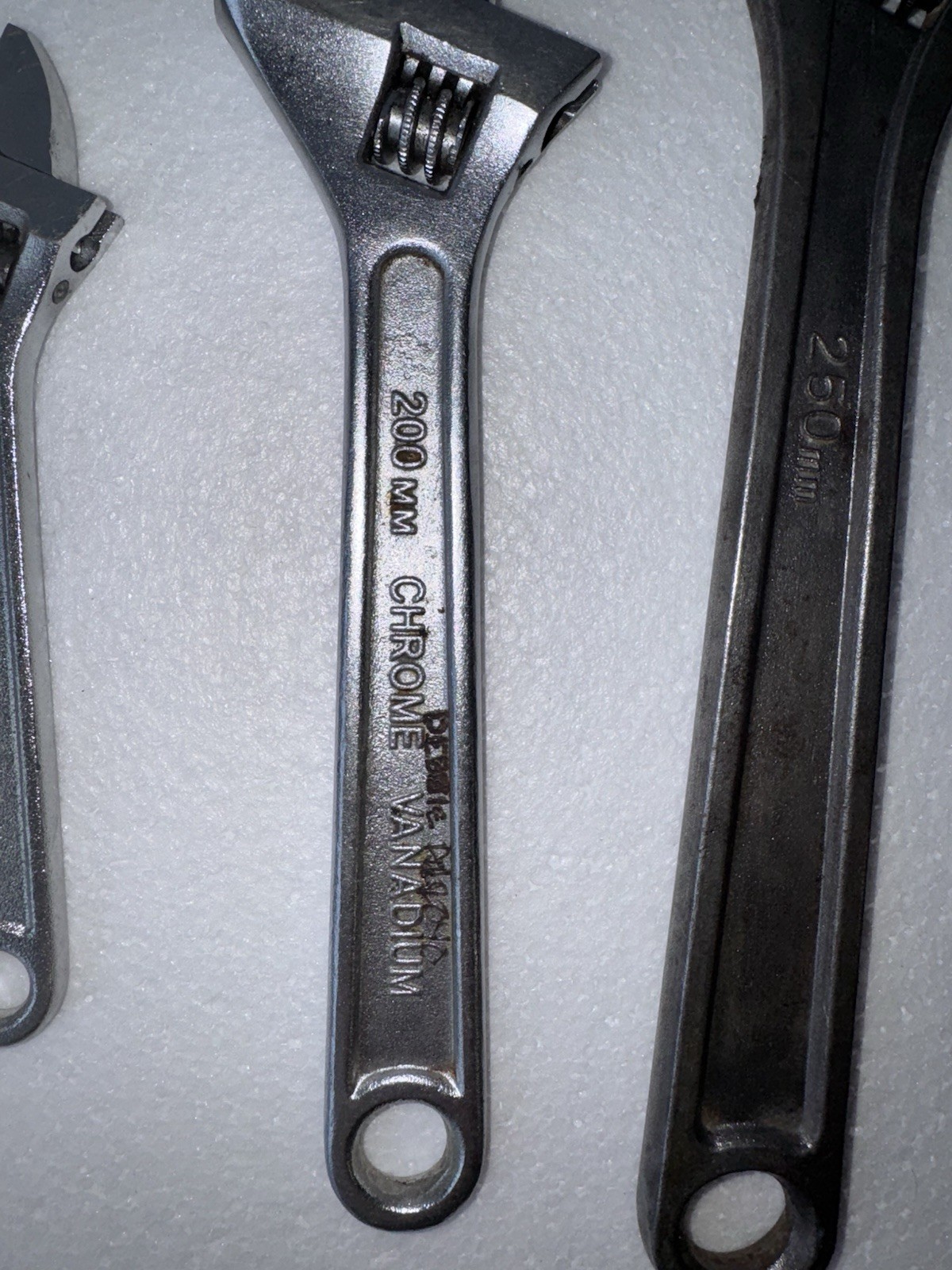 Adjustable Wrench Set 6” 8” 10” — Hand Tools Lot (3 pcs)
