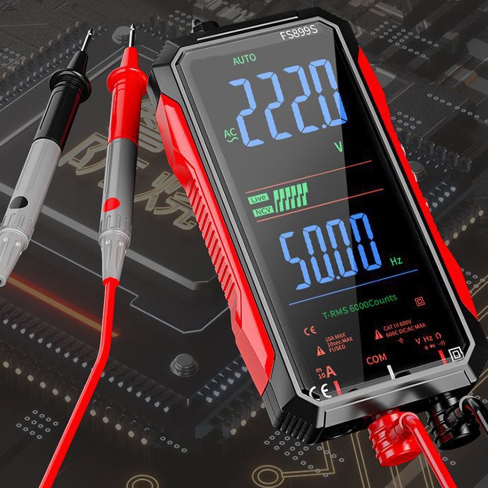 FS899S Test Meter Supporting Multiple Measurement Modes Including AC DC Voltage