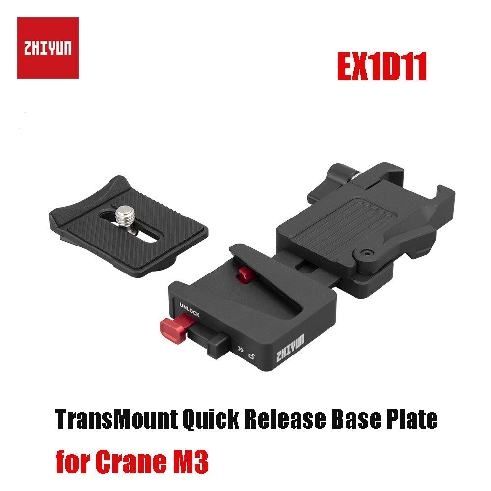Zhiyun EX1D11 TransMount Quick Release Base Plate for Crane M3, Crane M2S Gimbal