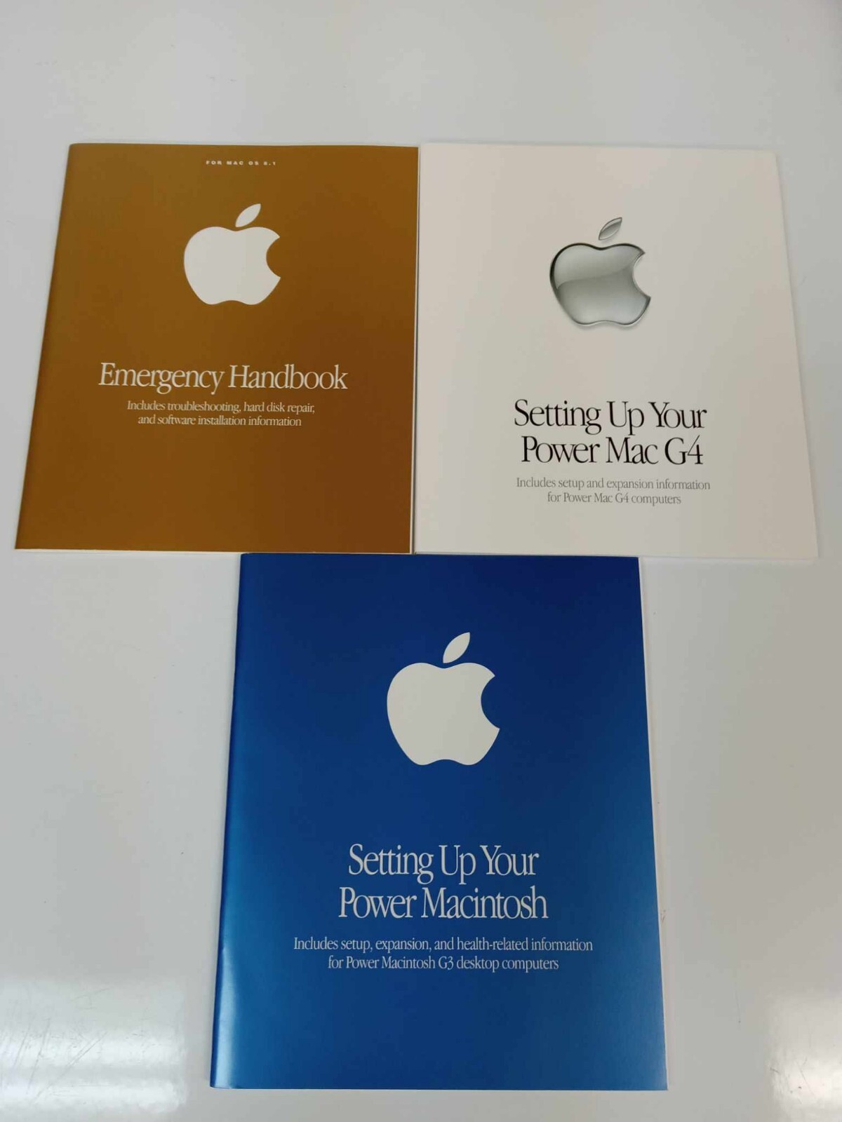 Mac Apple Macintosh G3 G4 OS 8.1 Computers Manual Handbook booklet Lot of 3 used