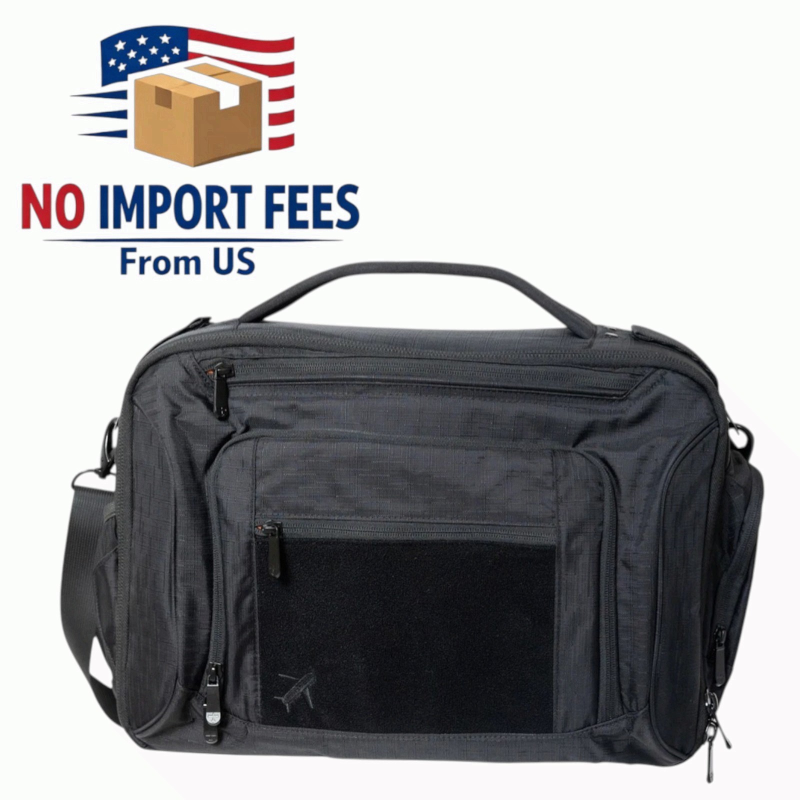 Flight Outfitters Flight Deck Pro Pilot Bag 30 Pockets Black Nylon New