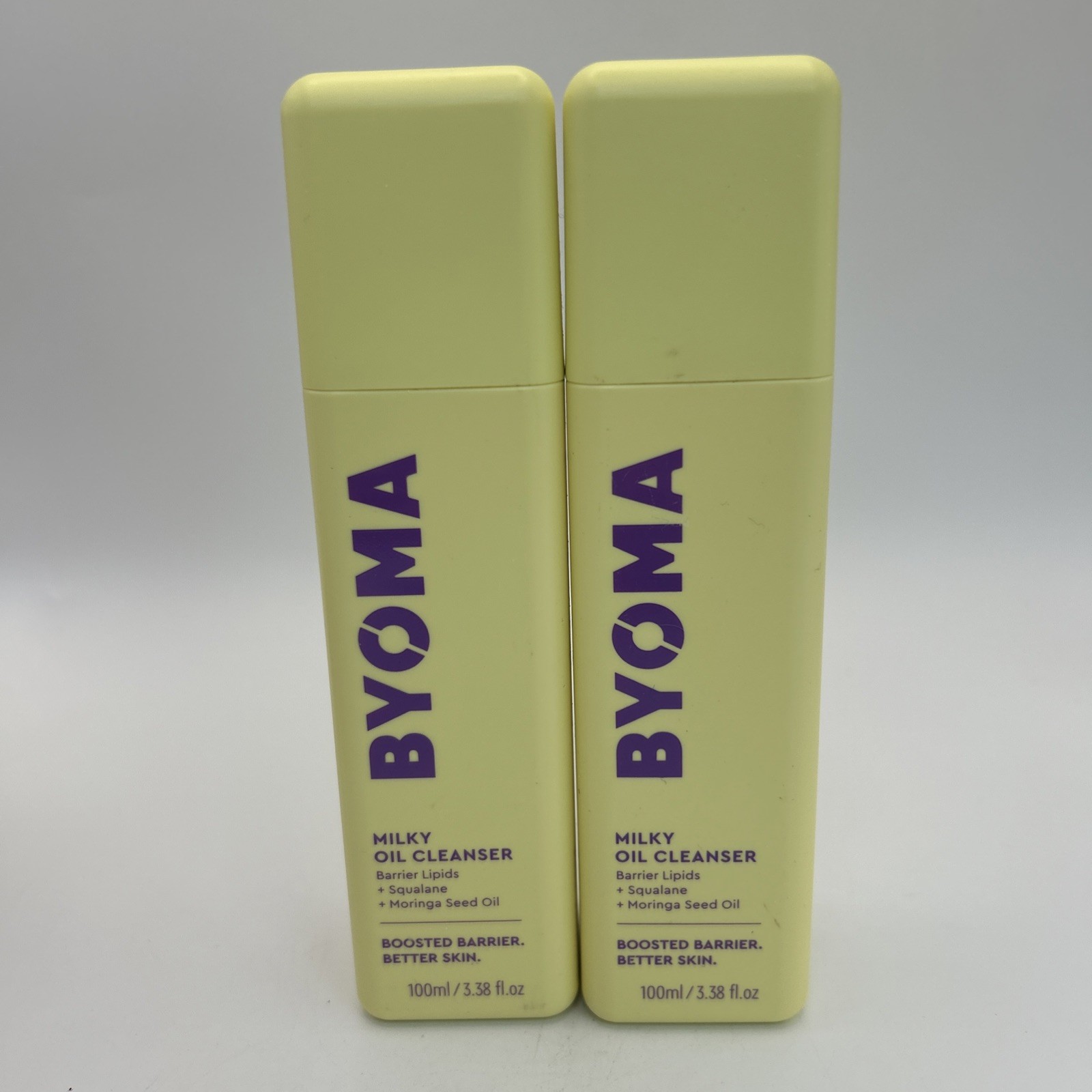 2X BYOMA Milky Oil Cleanser Hydrating Facial Cleansers 3.38 oz. Exp 3/2027