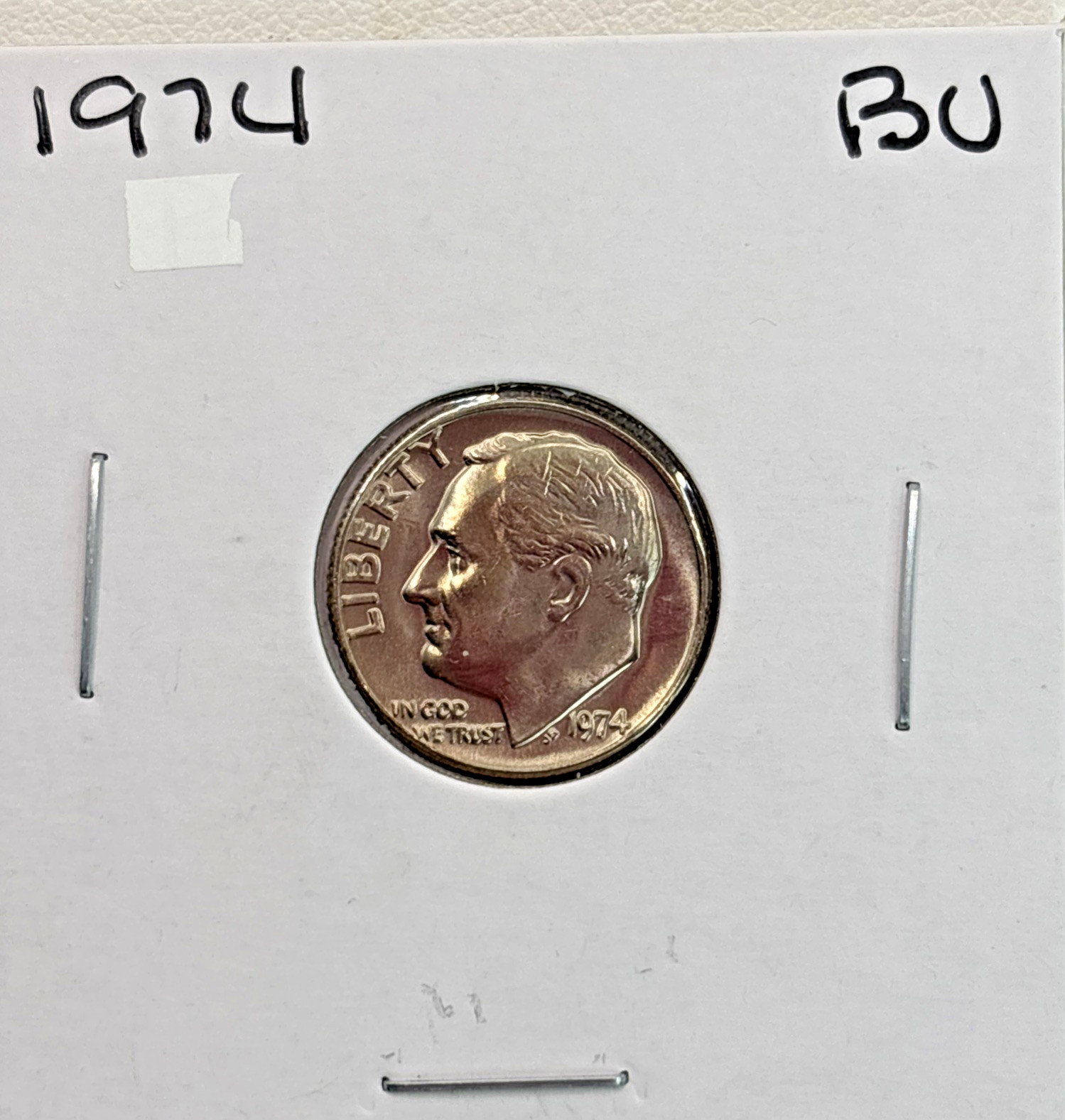 1974 Roosevelt Dime BU (Brilliant Uncirculated) Philadelphia Mint