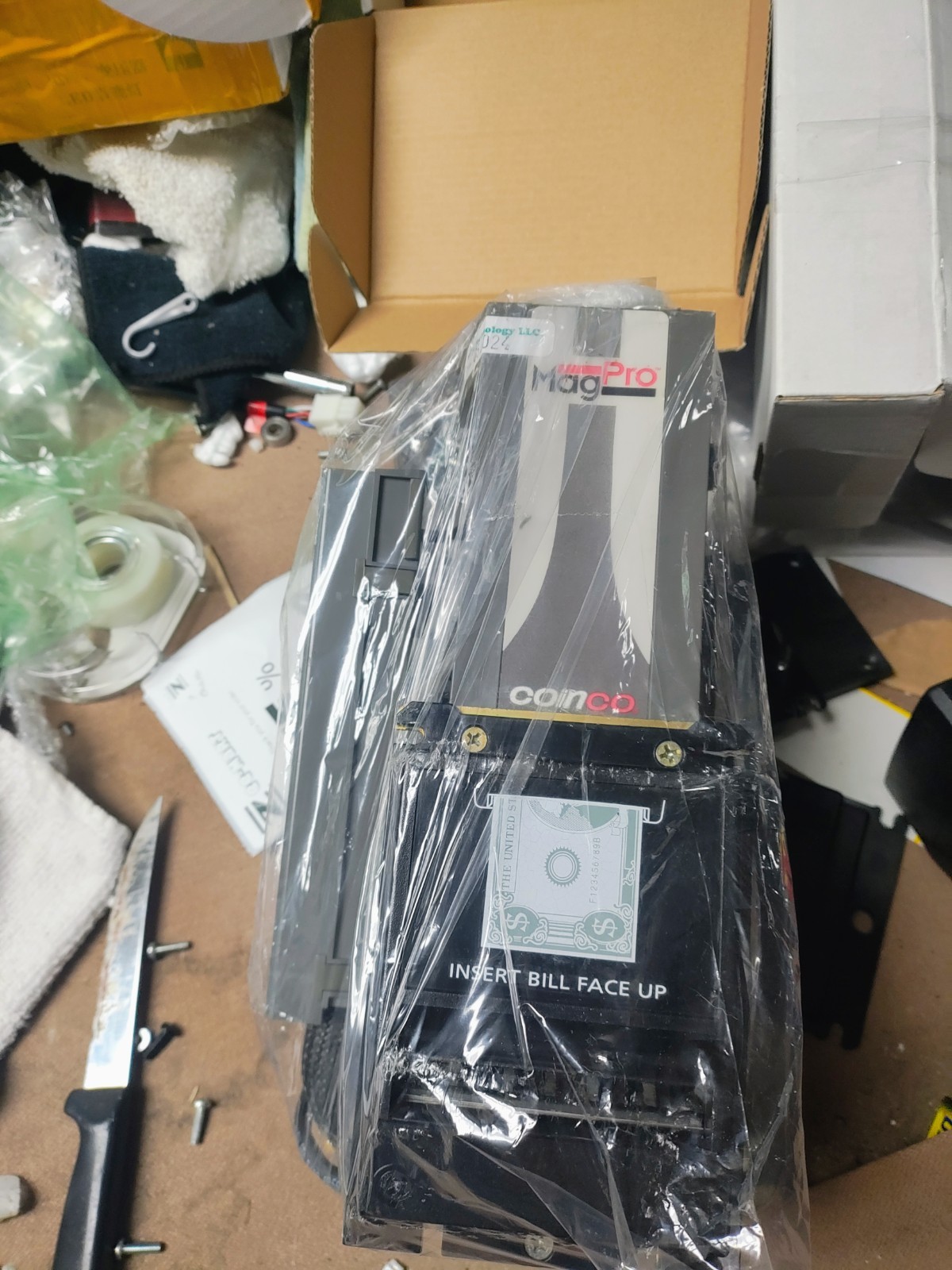 Coinco Mag pro Mag 52b Bill Acceptor 110v/24v 1 Dollar Only