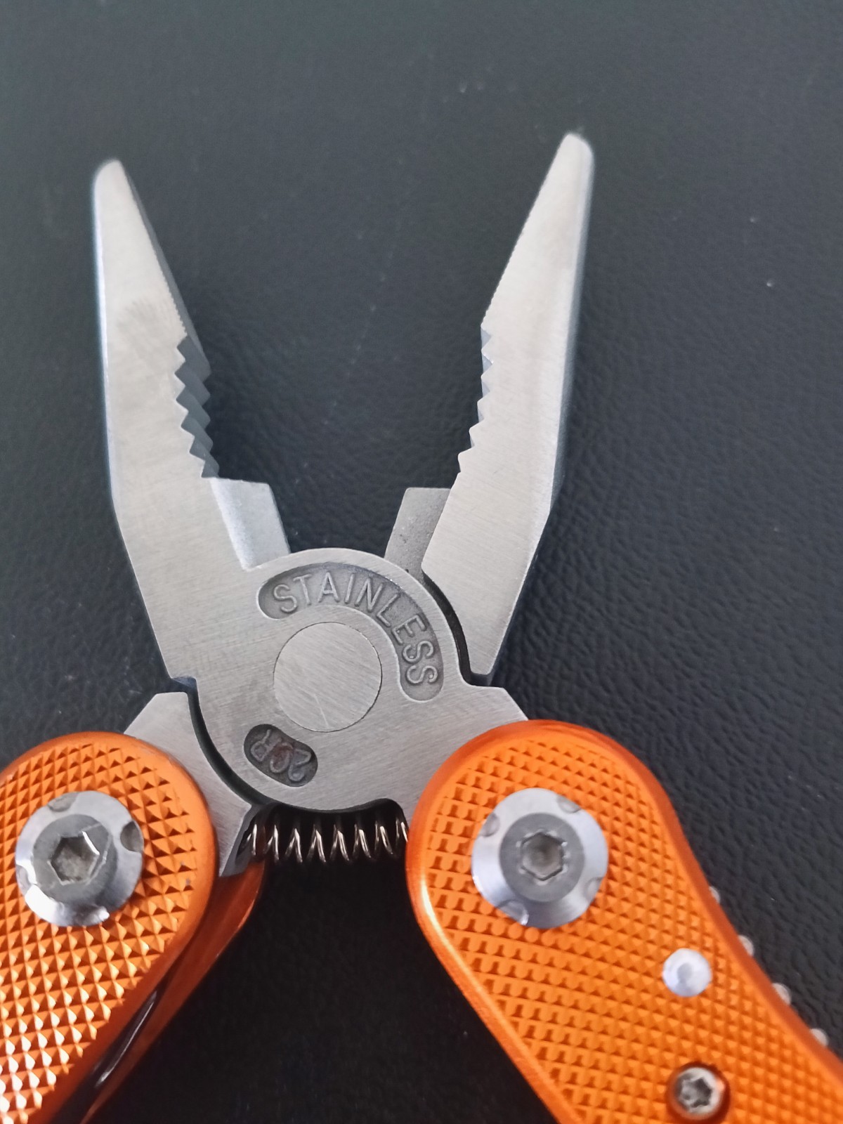 Quality Durable Stainless Steel -Orange Multi Tool.