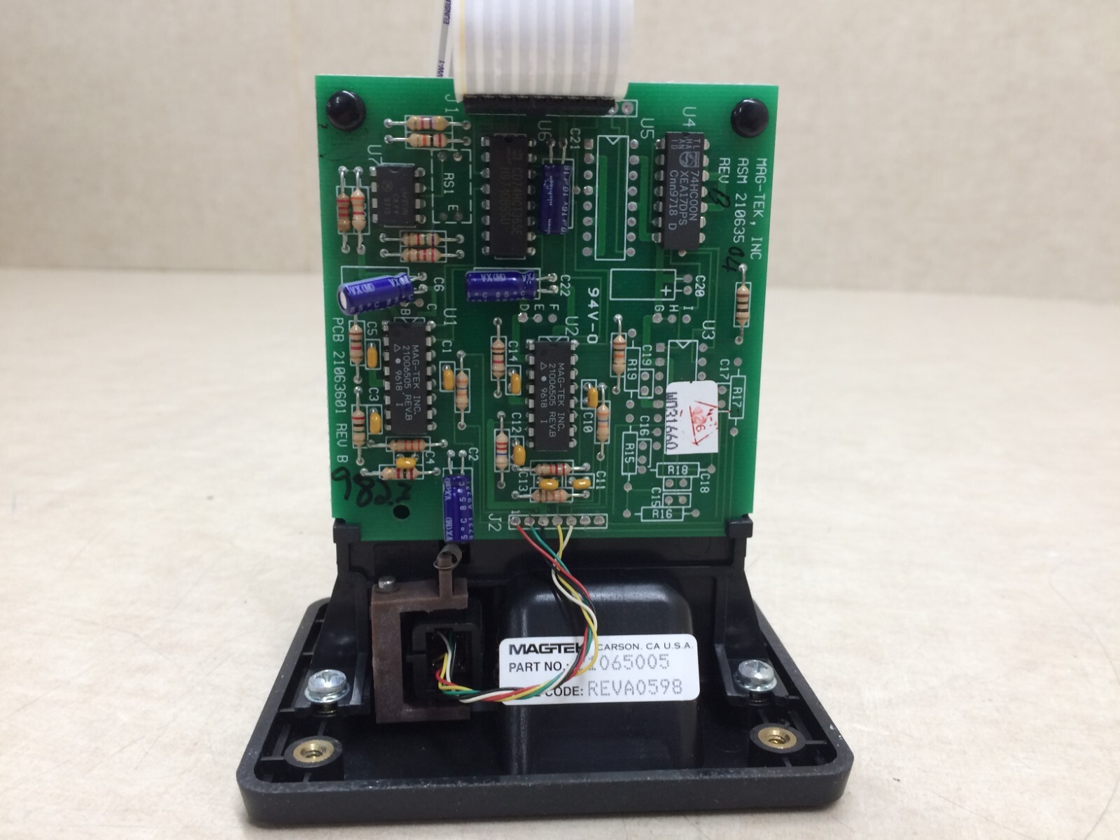 Magtek Card Reader 21065005 ASM 210635 From Tritpn 9600 ATM