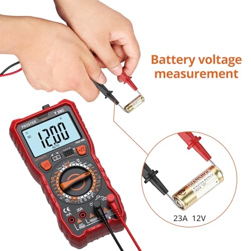Digital Multimeter 6000 Count - TRMS Ohm Meter Multimeter, Voltimetro