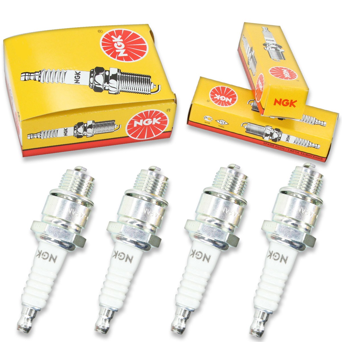 4pcs 1968 Yamaha YR2 NGK Standard Spark Plugs 350cc 21ci YR2C Scrambler Kit al