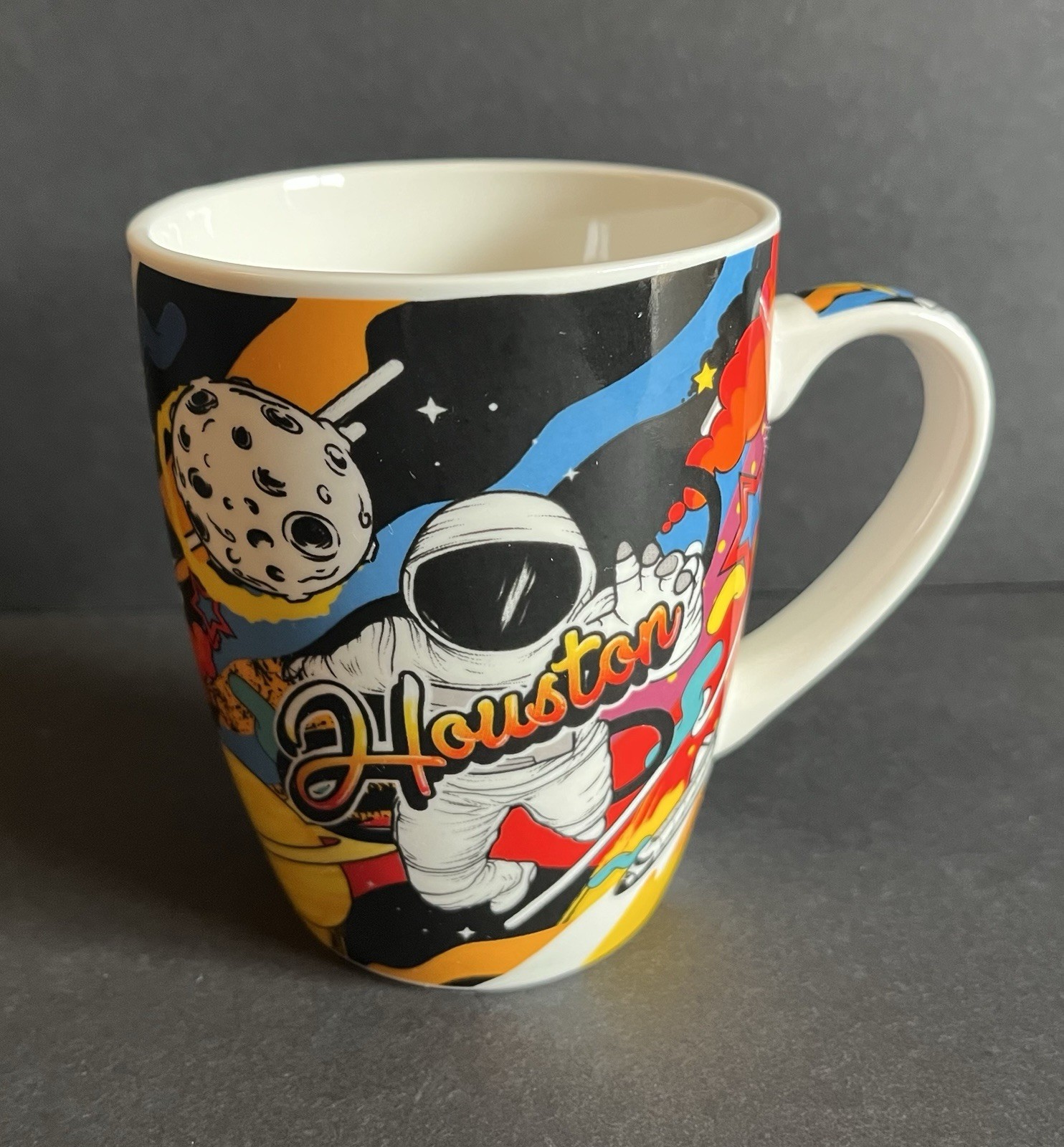 Houston Texas Space Astronaut Mug New Bone China Coffee Mug 12 Ounces