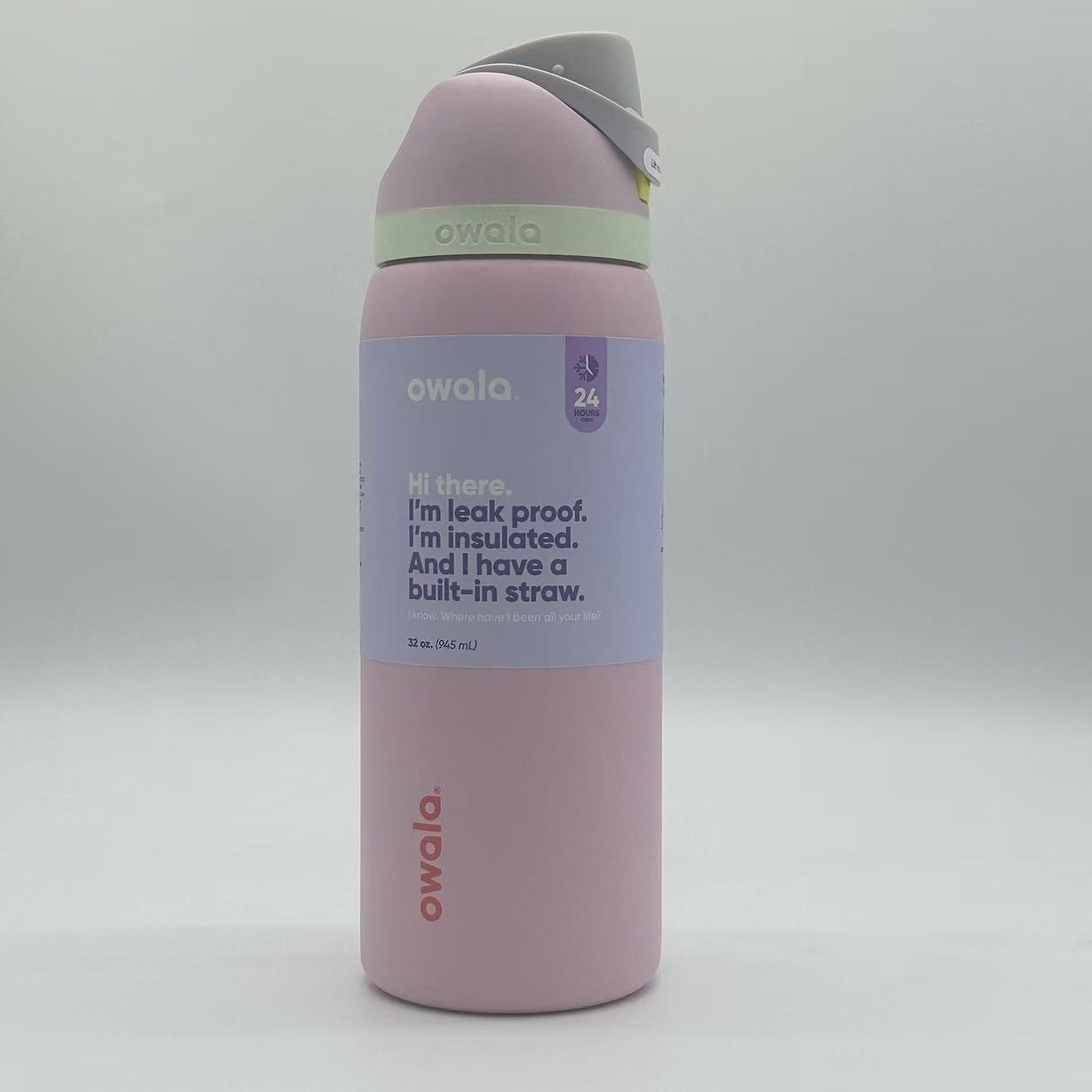 Owala FreeSip 32oz Stainless Steel Water Bottle Blossom Bunny Top Quality