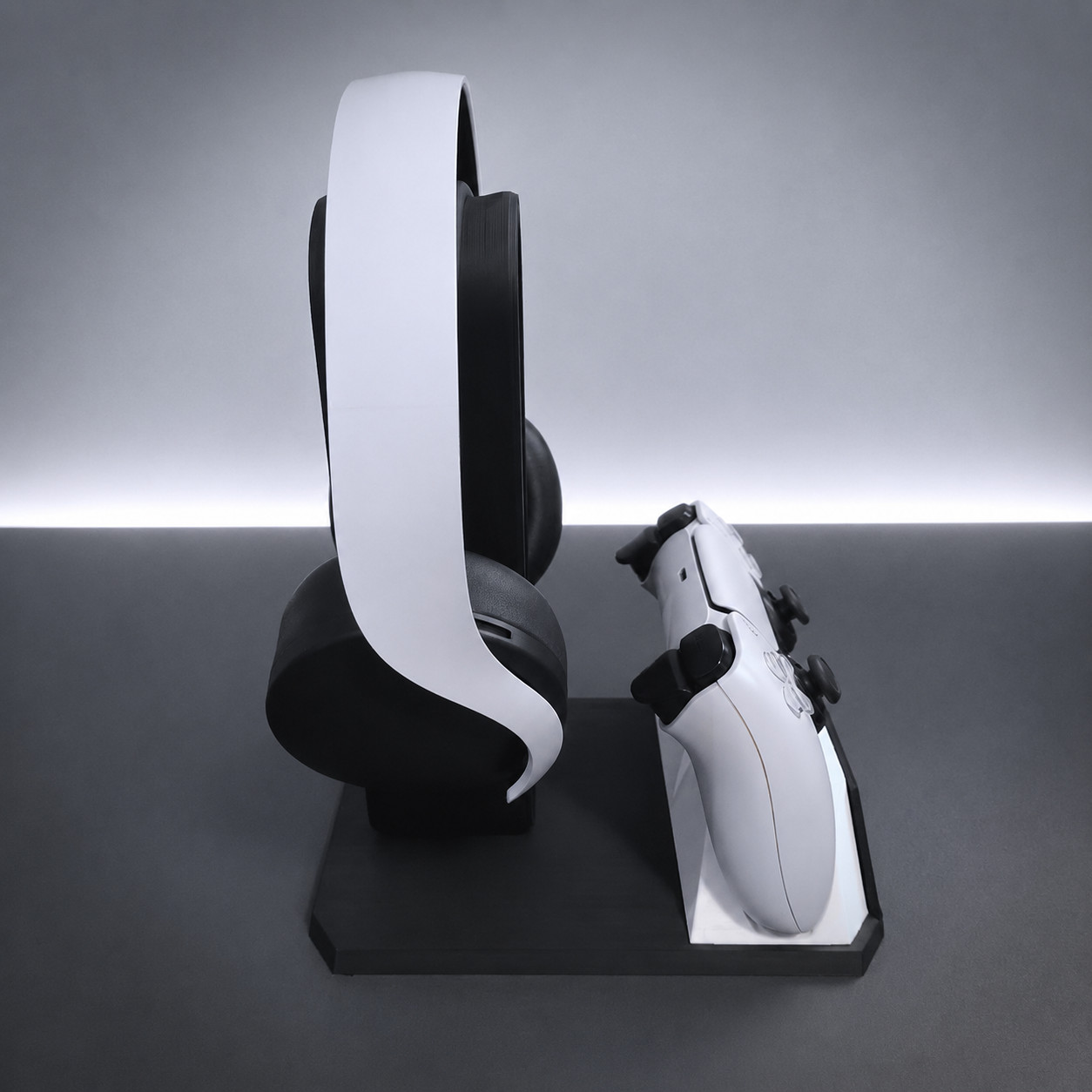 PS5 Controller & Headset Stand – DualSense + Gaming Desk Organizer