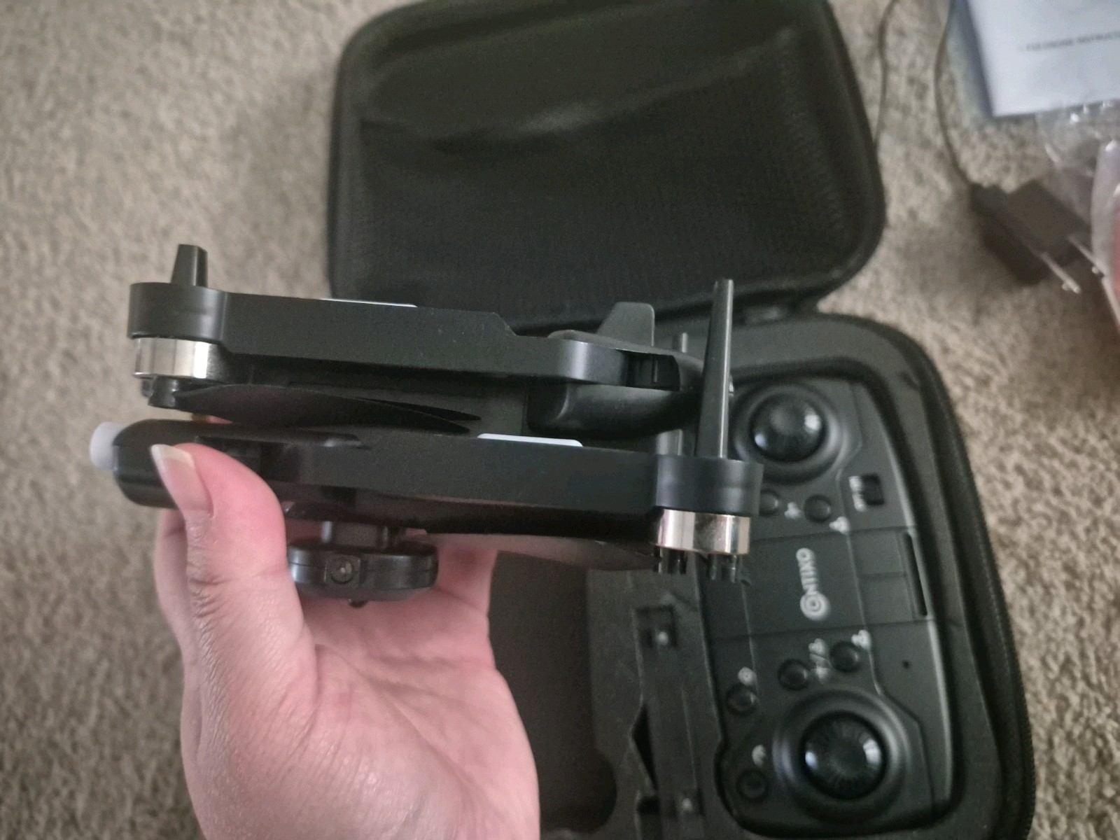 Contixo F19 foldable drone 1080P HD camera Pre-owned Read Description Fully