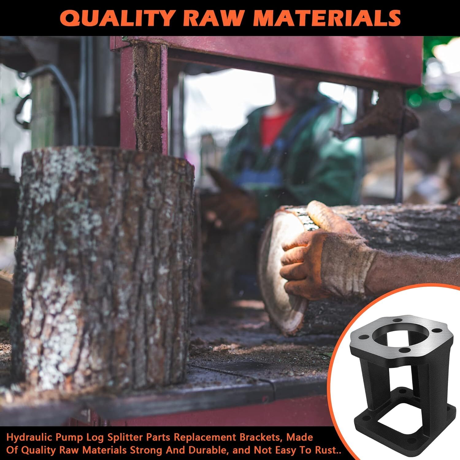 Log Splitter Brackets Log Splitter Hydraulic Pump Mount for 5-7 Hp Engines