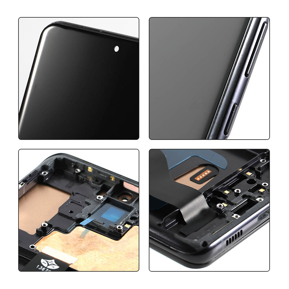 For Samsung Galaxy S20 Plus G985 G986 LCD Display Touch Screen Frame Replacement