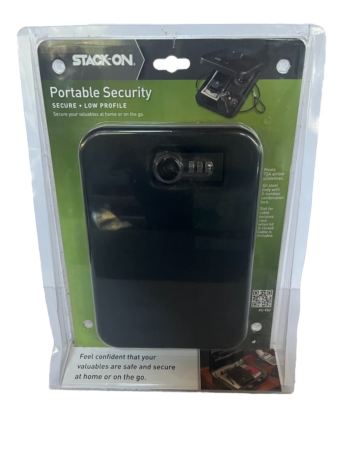 Stack-On Portable Security Case Safe With  Combination Lock New In Package
