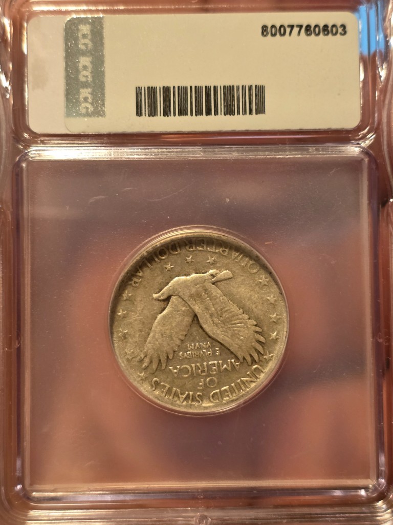 1929 Standing Liberty Quarter — ICG VG8