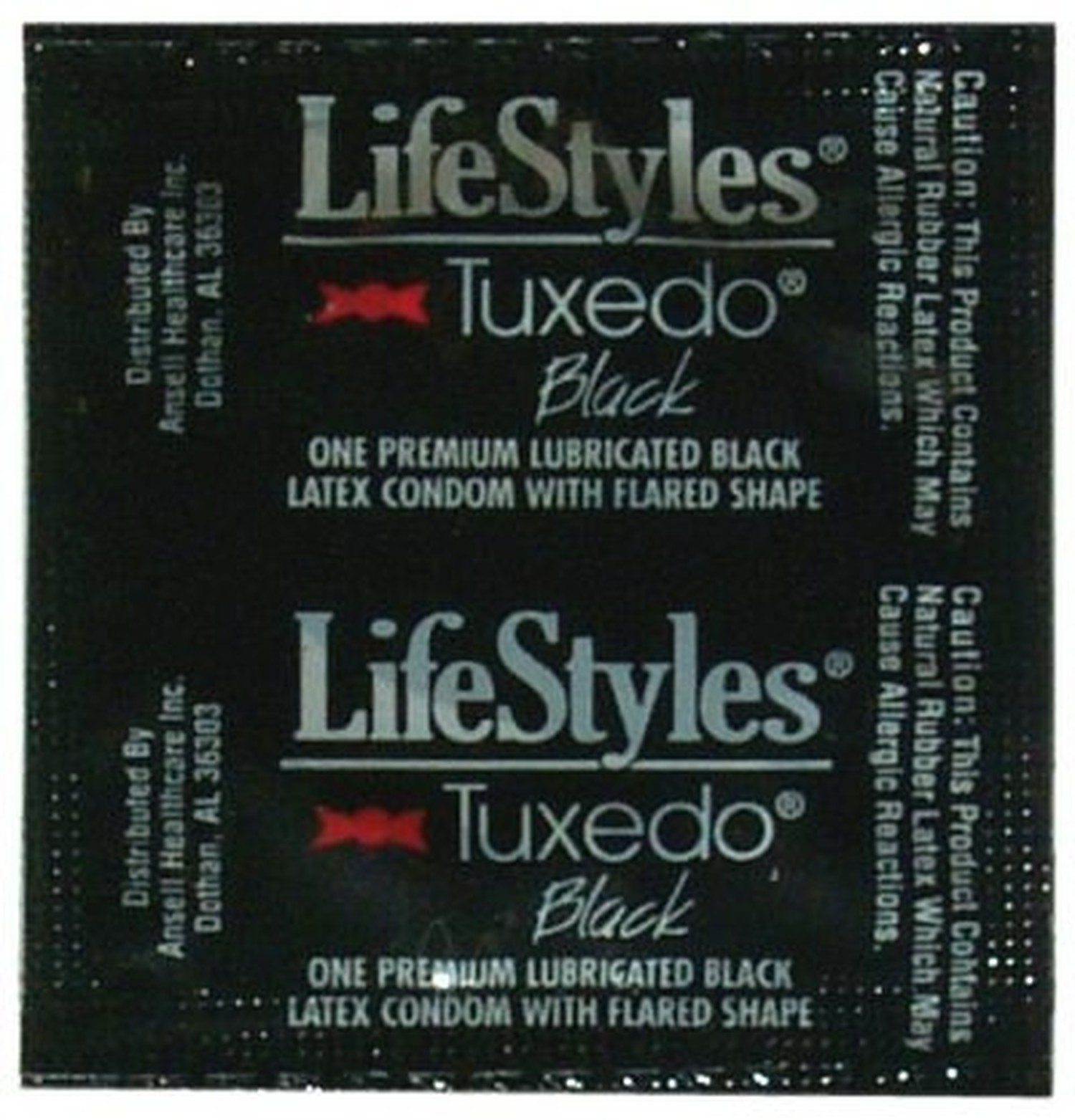 Lifestyles Tuxedo Condoms 12 Pack