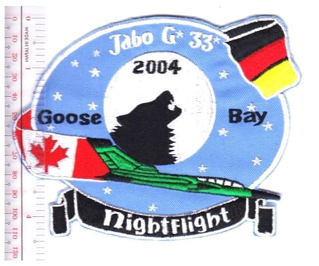 Canada Air Force Germany Air Force Goose Bay Labrador Jabo G-33 2004 NO TARIFF