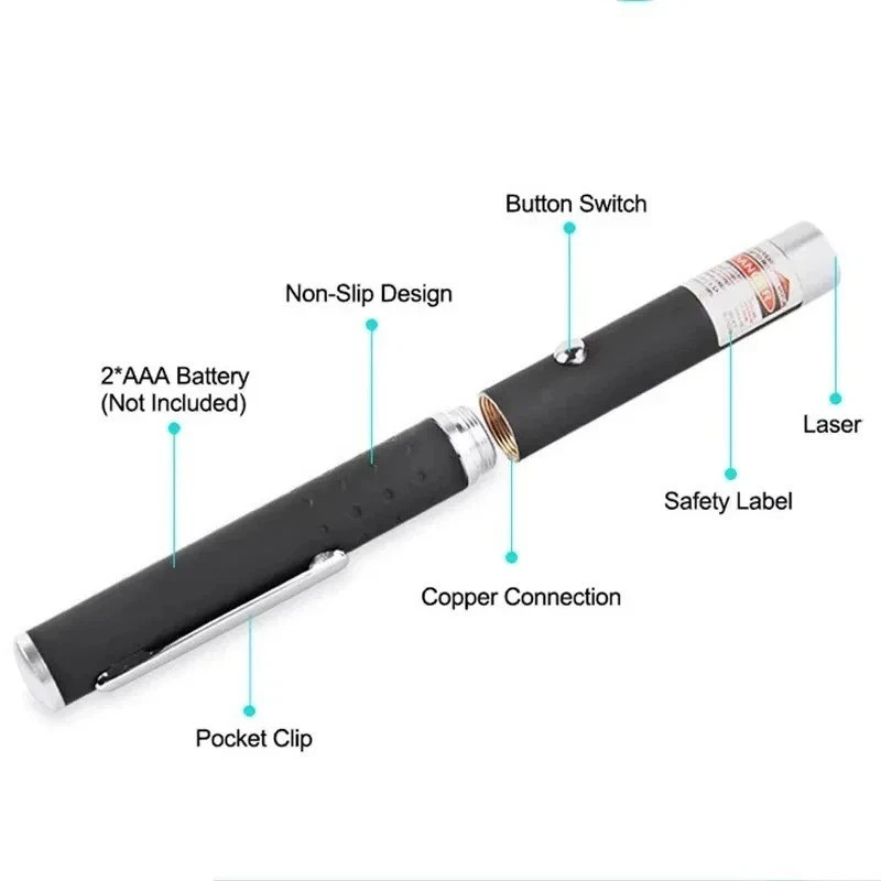 Interactive Pet Laser Pointer & LED Flashlight - Cat & Kitten Training Toy