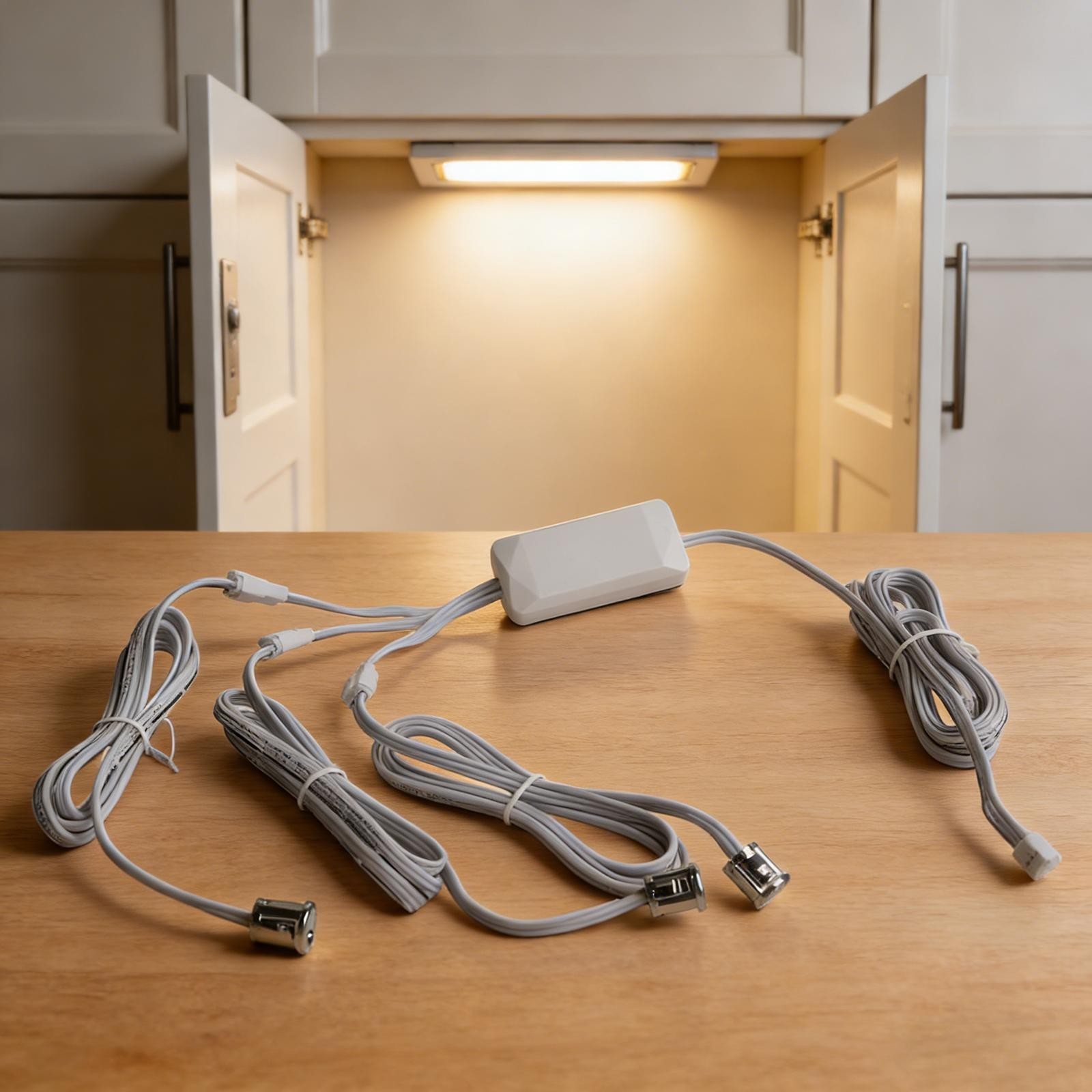 LED Light Control Switch for Cabinet Doors with DC12V 24V Voltage Compatible