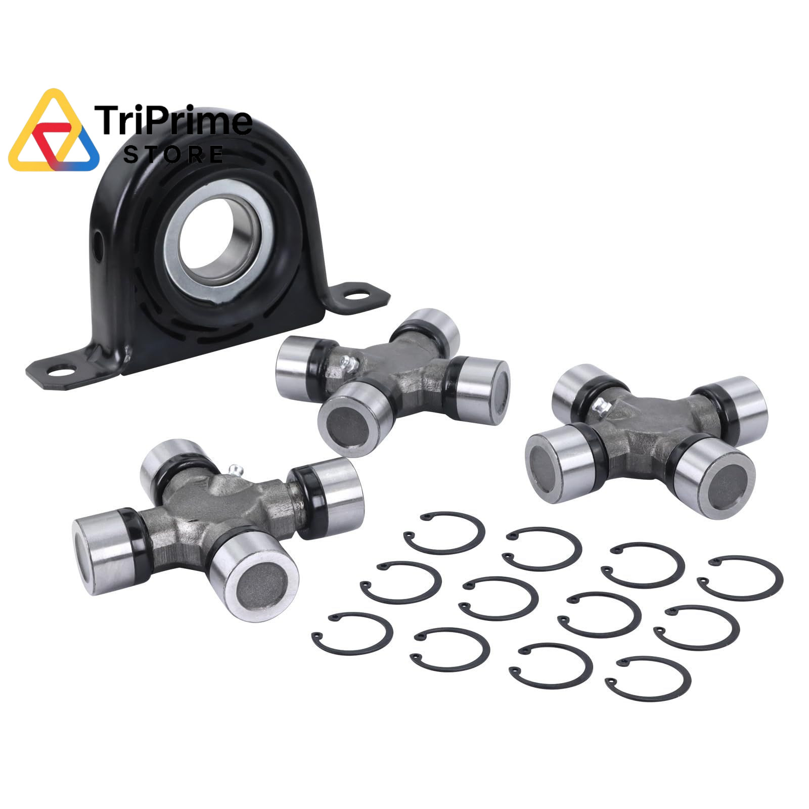 Rear Drivershaft Carrier Bearing & U-Joint Kit Fit for 1999-2010 Ford F-250...