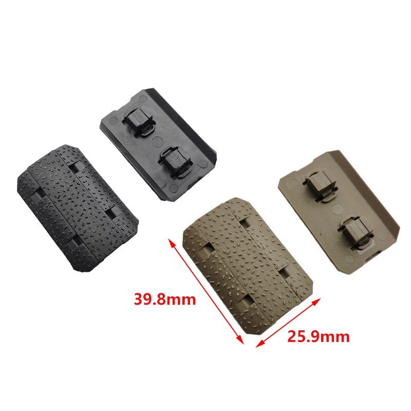M-lok Rail Cover 12 Piece Polymer Mlok System Covers Fit Mlok Rail System Black