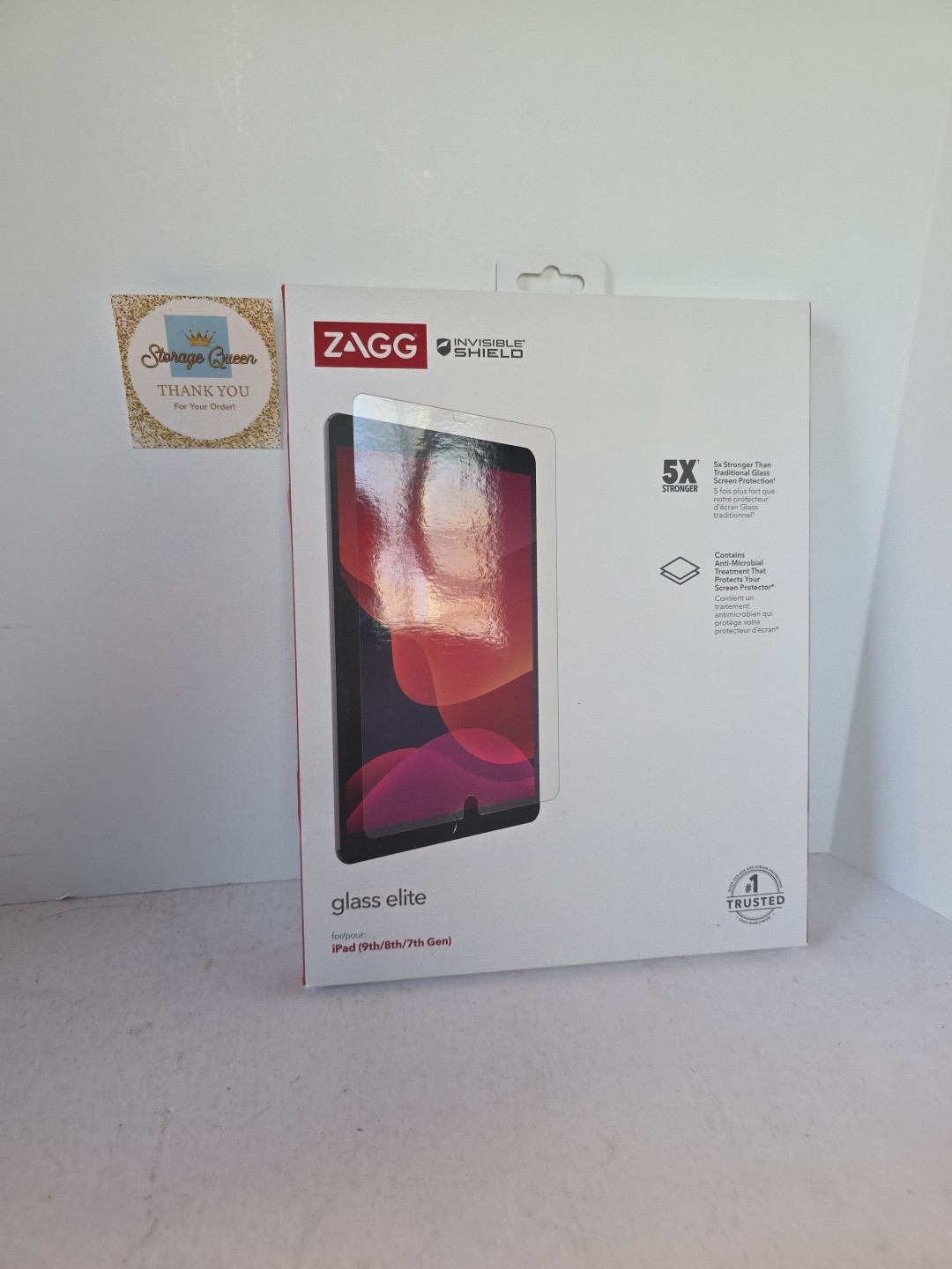 Zagg Invisible Shield Glass Elite Screen Protector for iPad 10.2 9th/8th/7th Gen