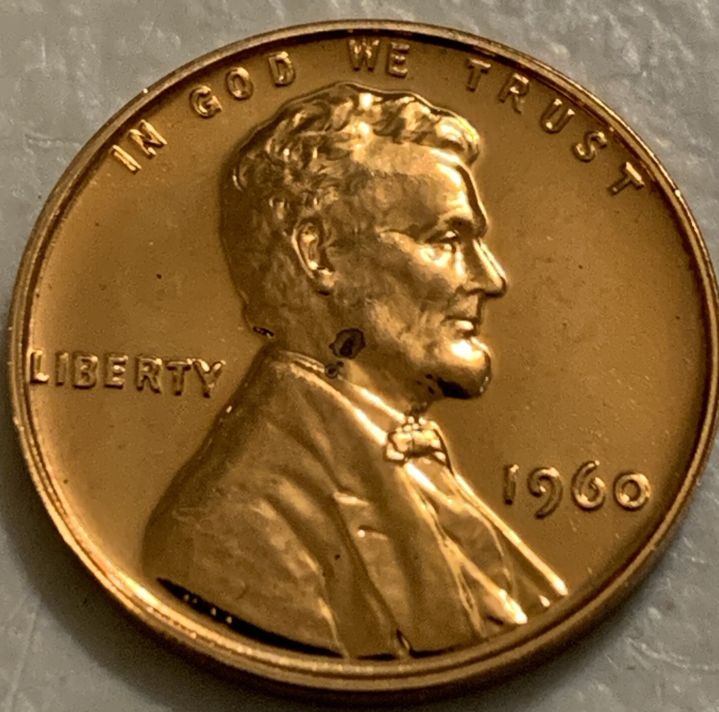 1960 Small Date Proof Lincoln Memorial Penny Choice Proof From US Proof Set