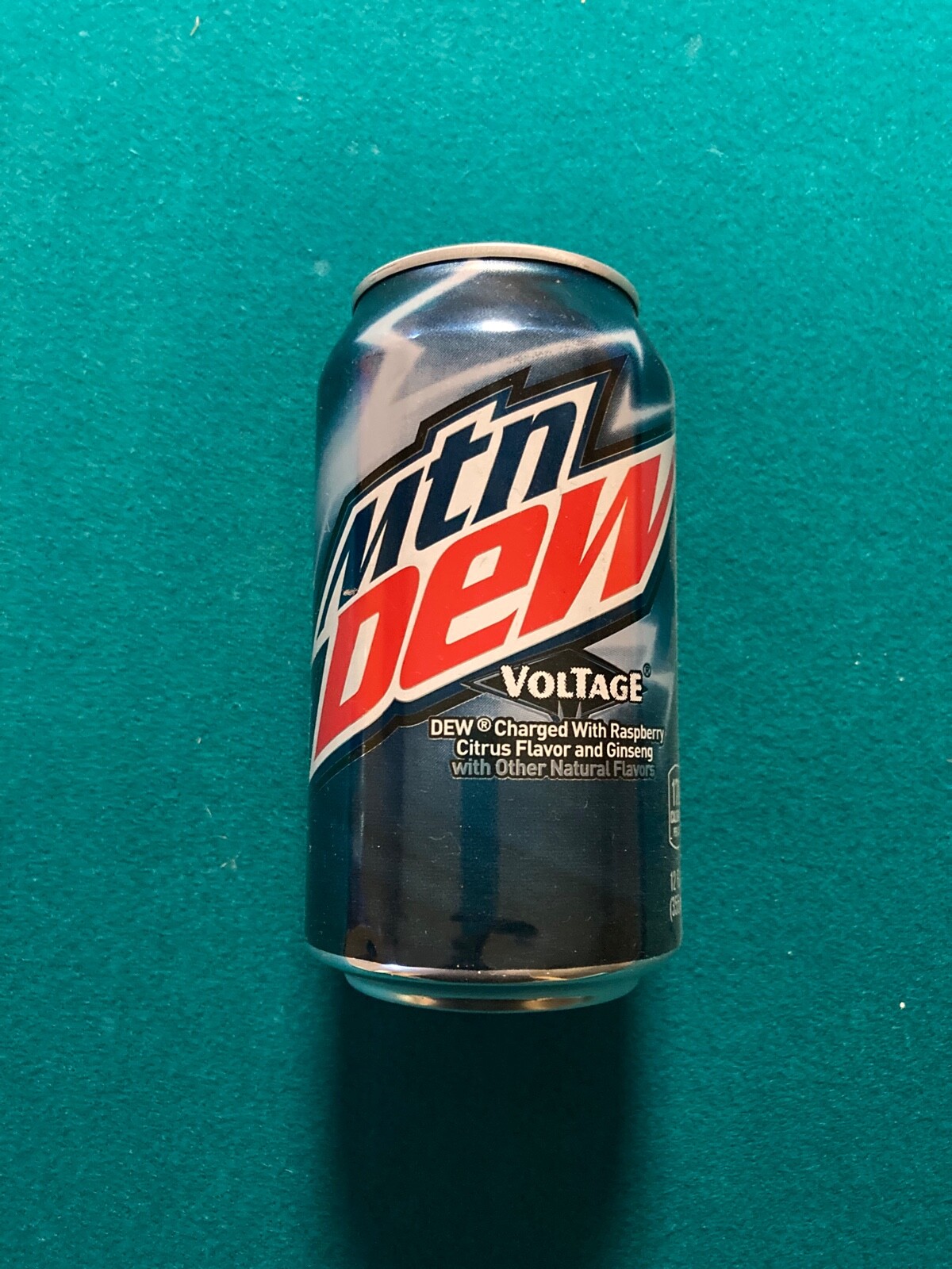 **Full 2021 Mountain Dew Voltage 12oz Can Old Design**