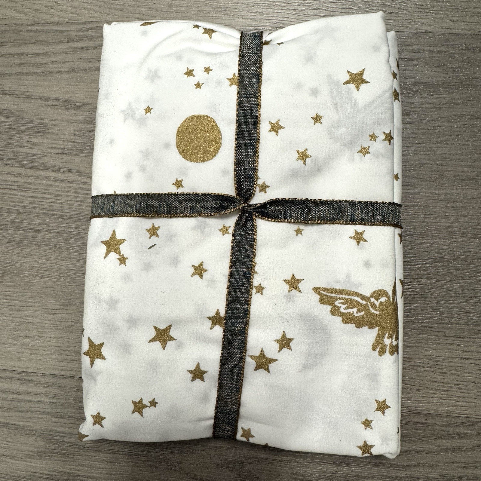 Harry Potter Pottery Barn Enchanted Night Sky Pillow Cases Gold NEW NWT