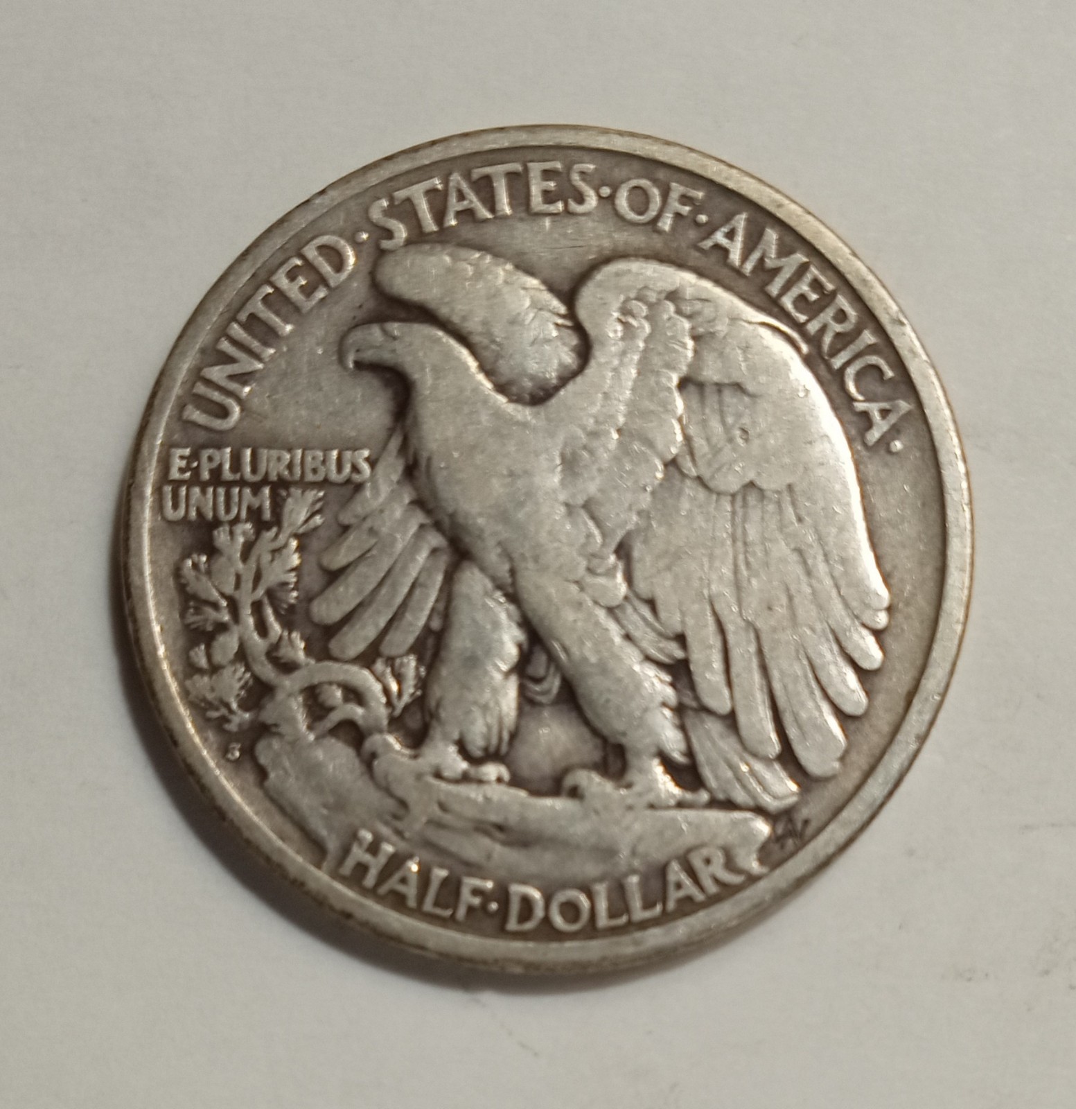 1918 S Walking Liberty Half Dollar