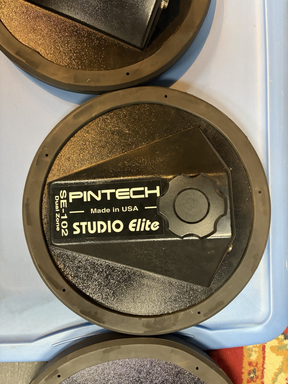 4 Pintech SE-102 Dual Zone Studio Elite Electronic Drum And Mount with cables