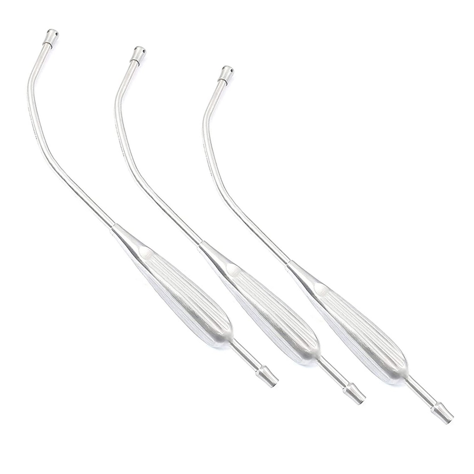 3 Pcs Surgical Yankauer Suction Tube 11.75" Removable Tip 10mm Instruments