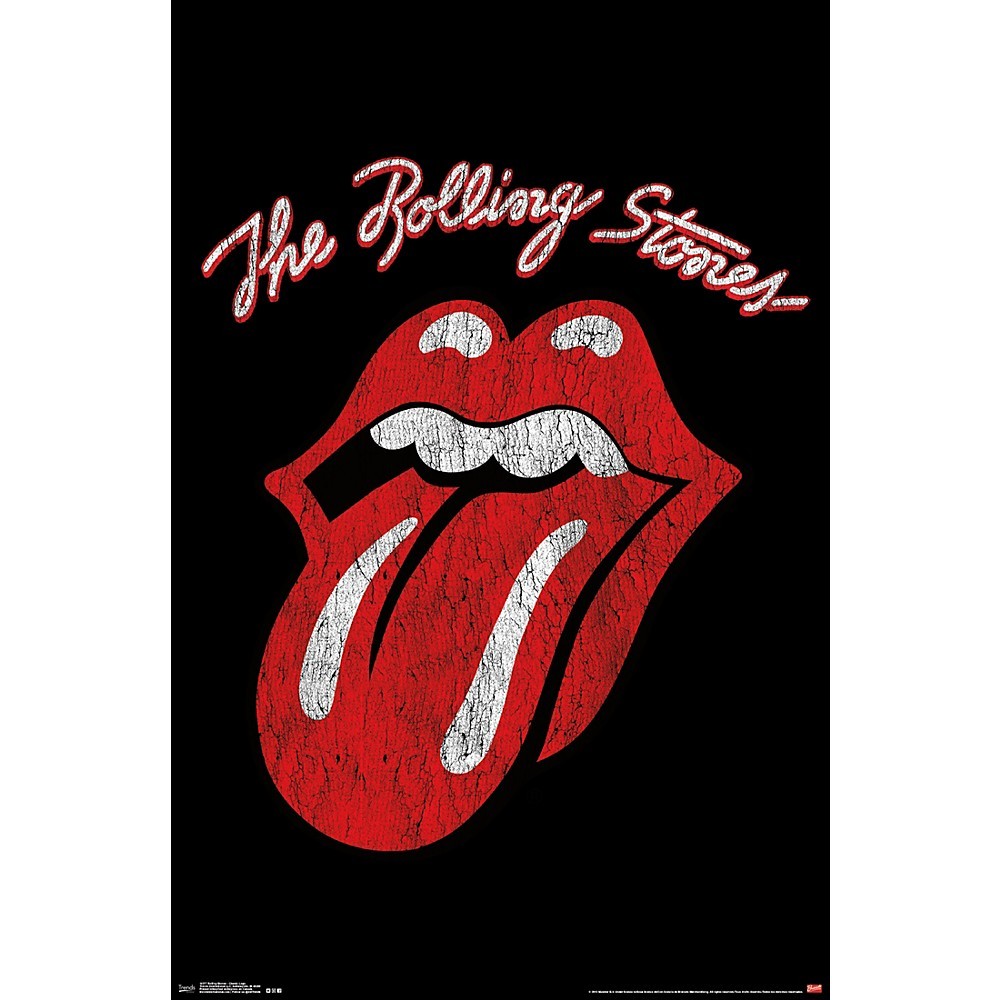 Trends International Rolling Stones  Classic Logo Poster Standard Roll