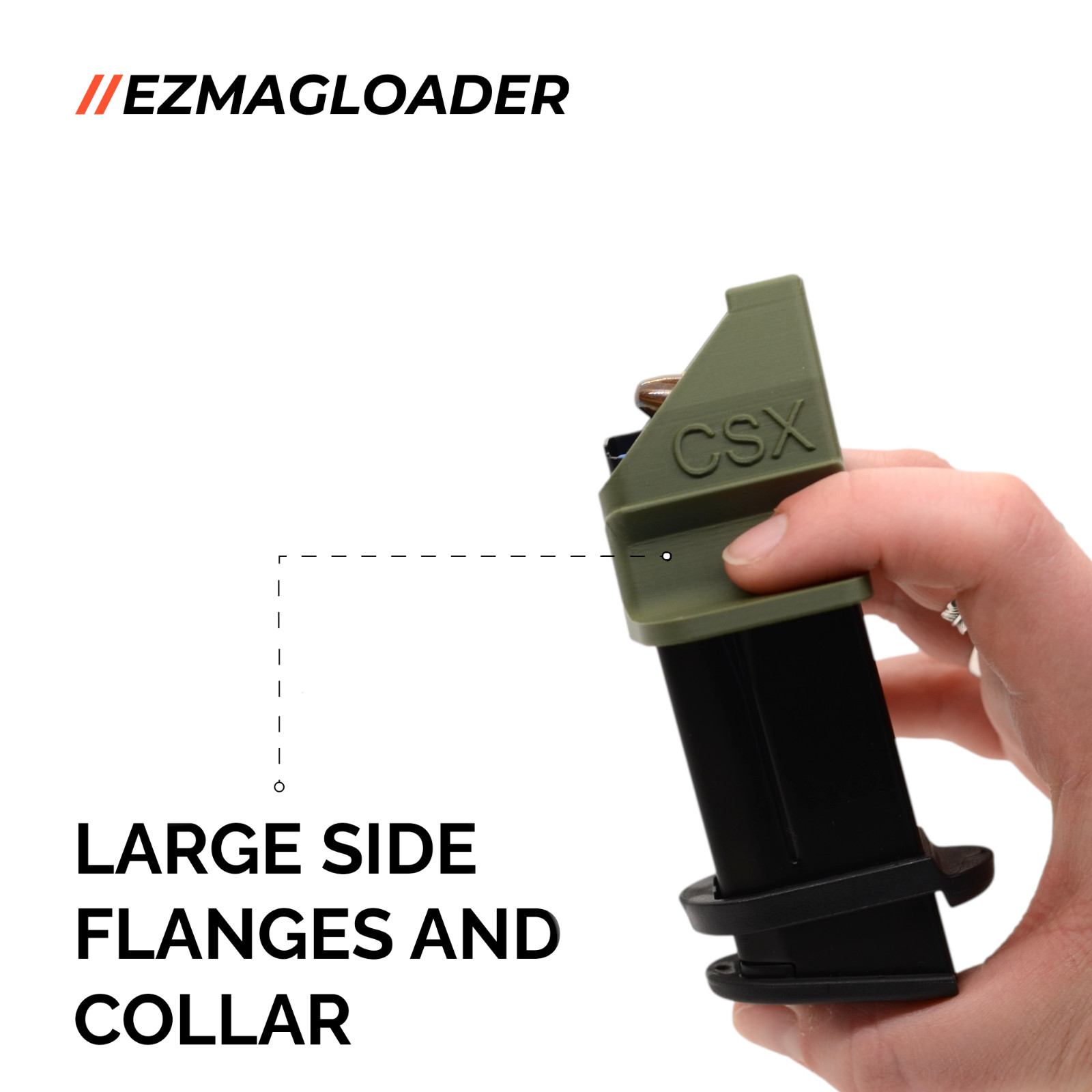EZMAGLOADER Magazine Loader for Smith & Wesson CSX 9mm Magazine