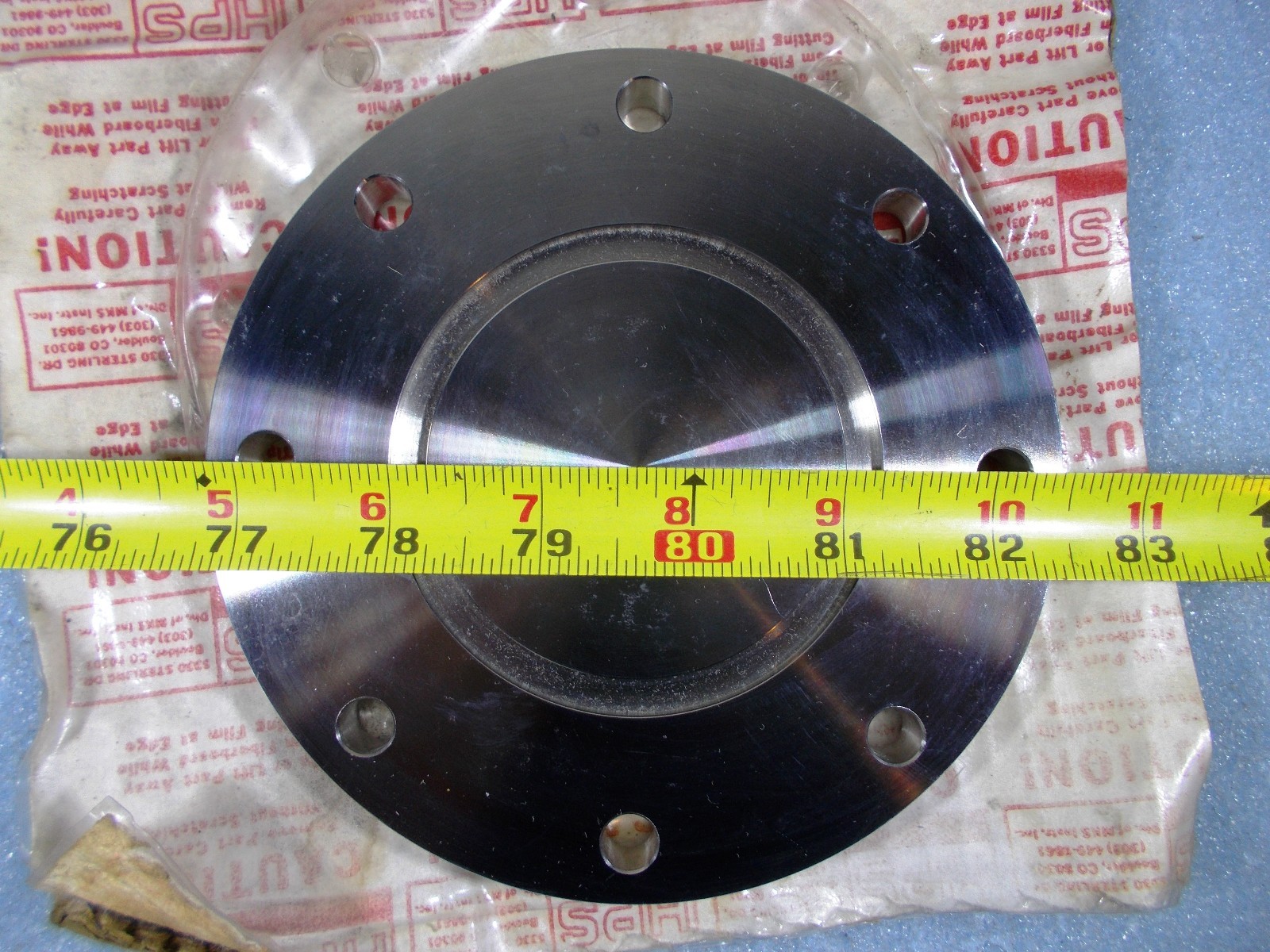 New HPS 304 Stainless Steel Non-rotatable Flange ISO-80-000N Nonrotatable Flange