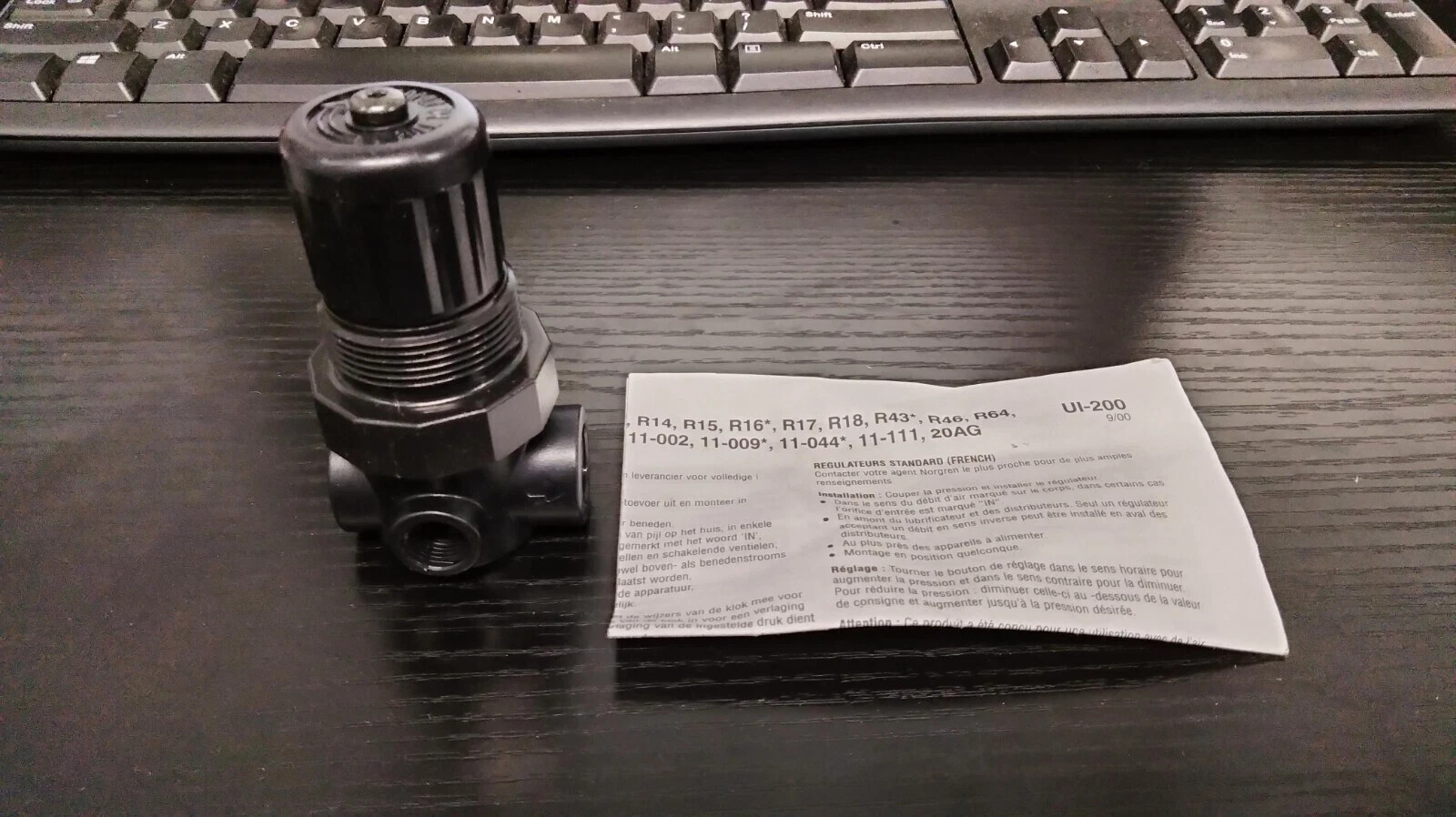 56000391 Cornelius Water Regulator