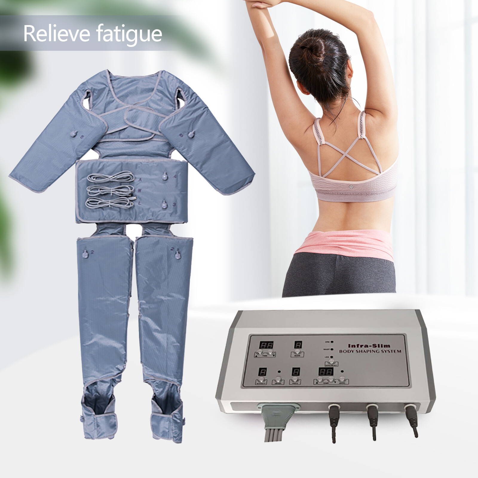 Pressotherapy Lymphatic Drainage Full Body Slim Massage Blanket Suit Machine
