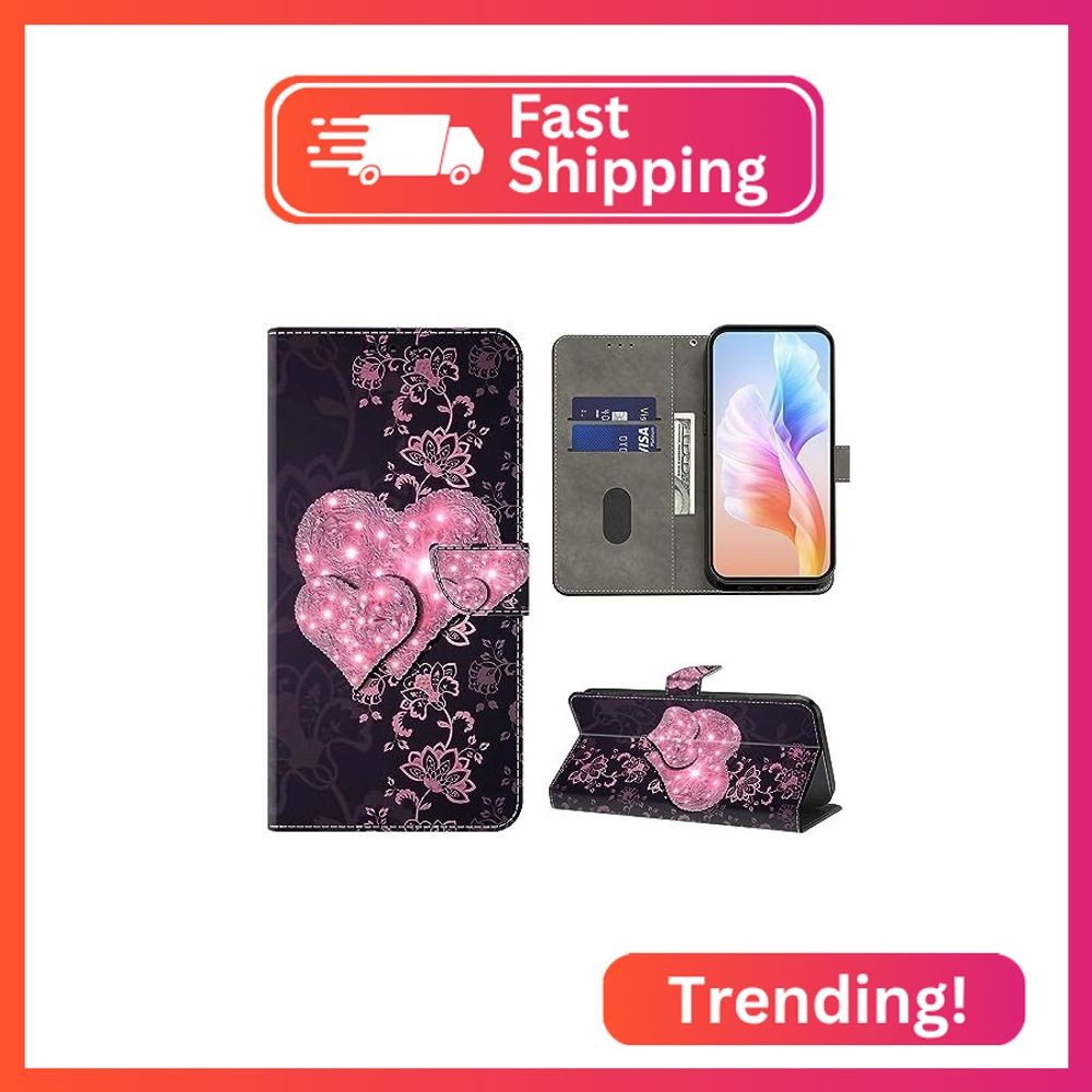 VODEFOX Case for Samsung Galaxy S21 - Flip Folio PU Leather Cover with Card Hold