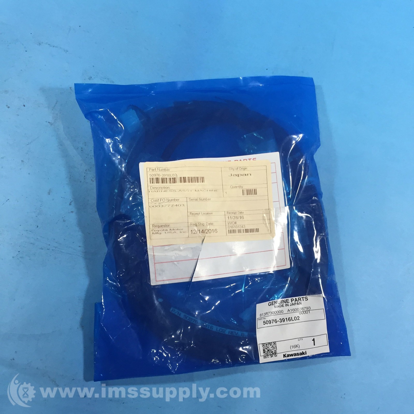 Kawasaki 50976-3916L02 Machine Wire Harness Assembly FNFP