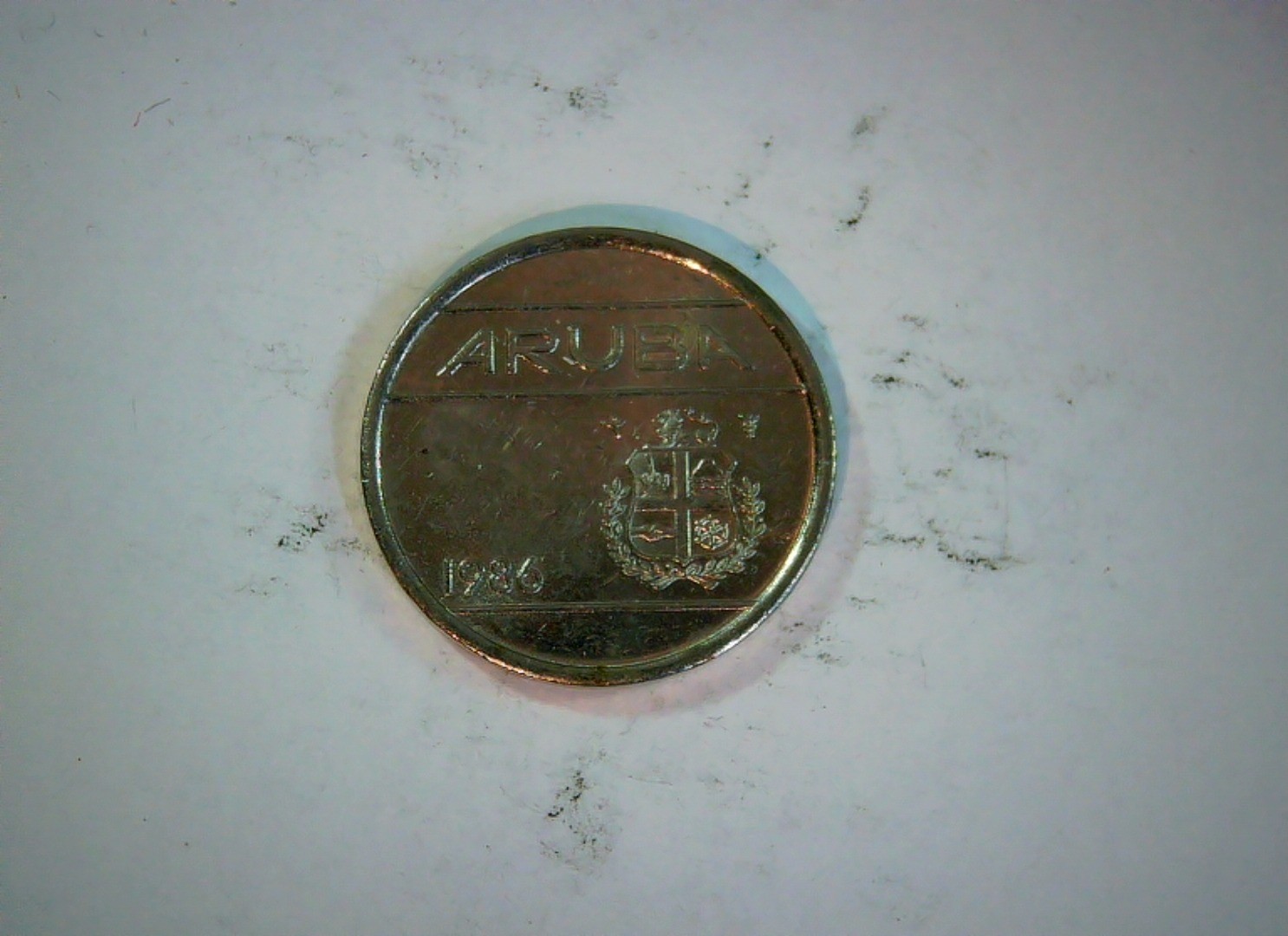 Aruba 1986 5 Cents Aruba 5 cents (geometric design) Coin