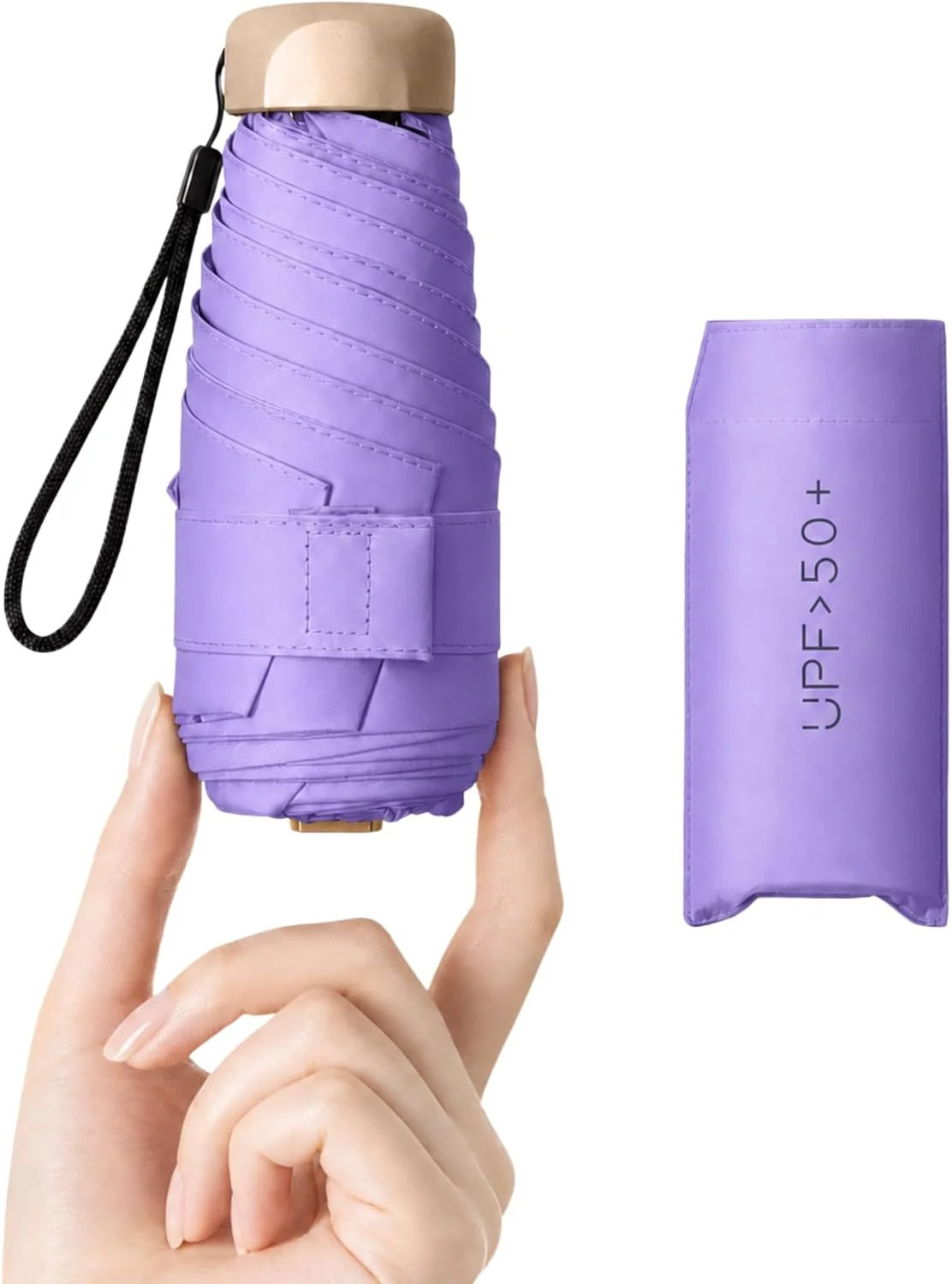Compact Travel Umbrella, Mini Umbrella - UPF 50+ UV Protection & Waterproof, Win